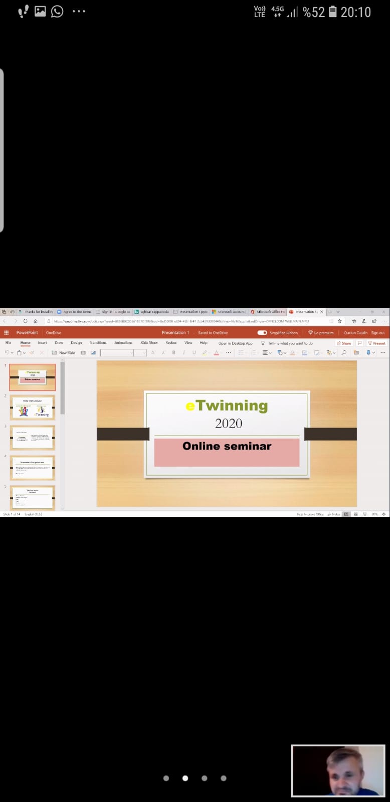 Online seminar of the FEEL THE LIBRARY eTwinning project by elev amara - Ourboox.com