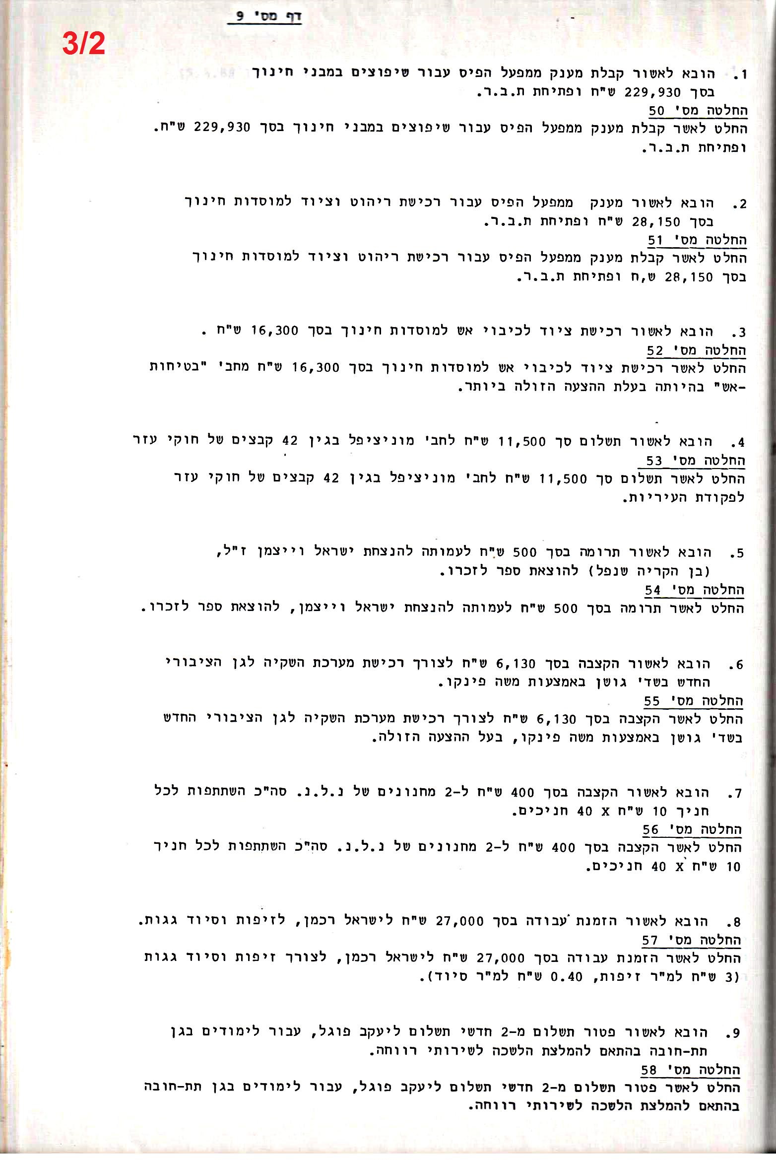 פרוטוקול 24 – ועדות – 17.6.91 – 11.5.89 כספים by riki deri - Illustrated by מוזיאון בית גרושקביץ / כרך 24 - Ourboox.com