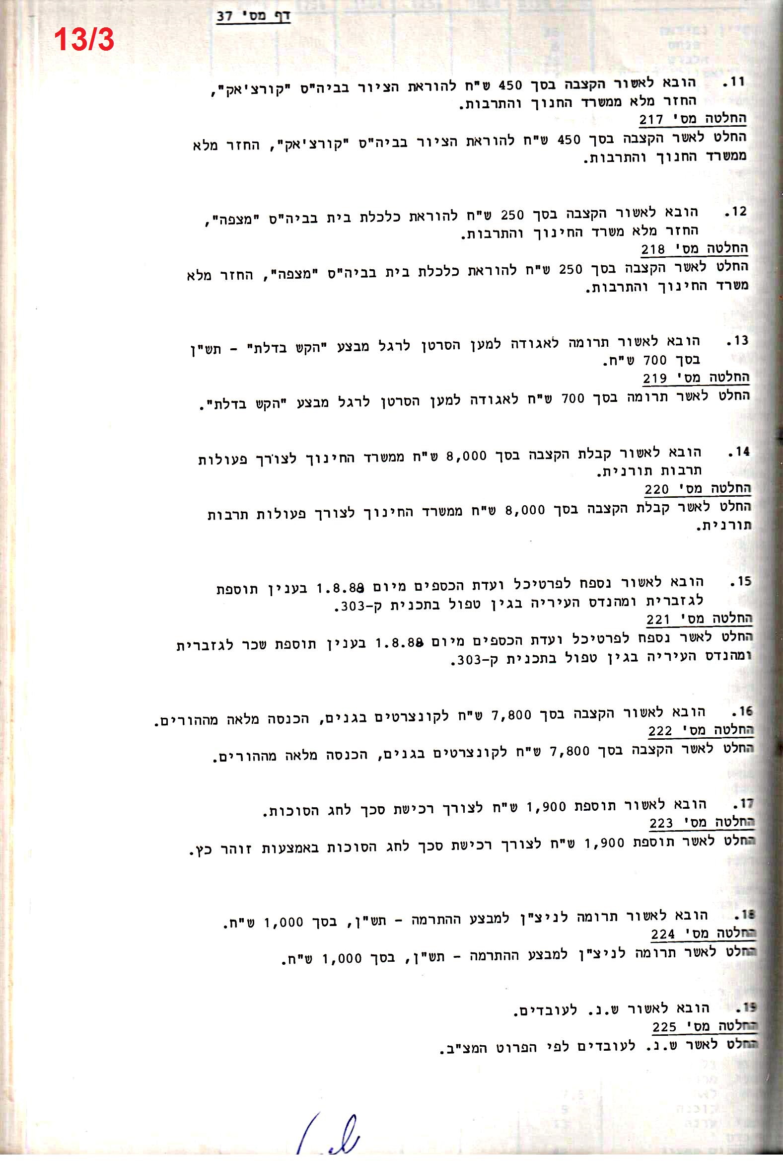 פרוטוקול 24 – ועדות – 17.6.91 – 11.5.89 כספים by riki deri - Illustrated by מוזיאון בית גרושקביץ / כרך 24 - Ourboox.com