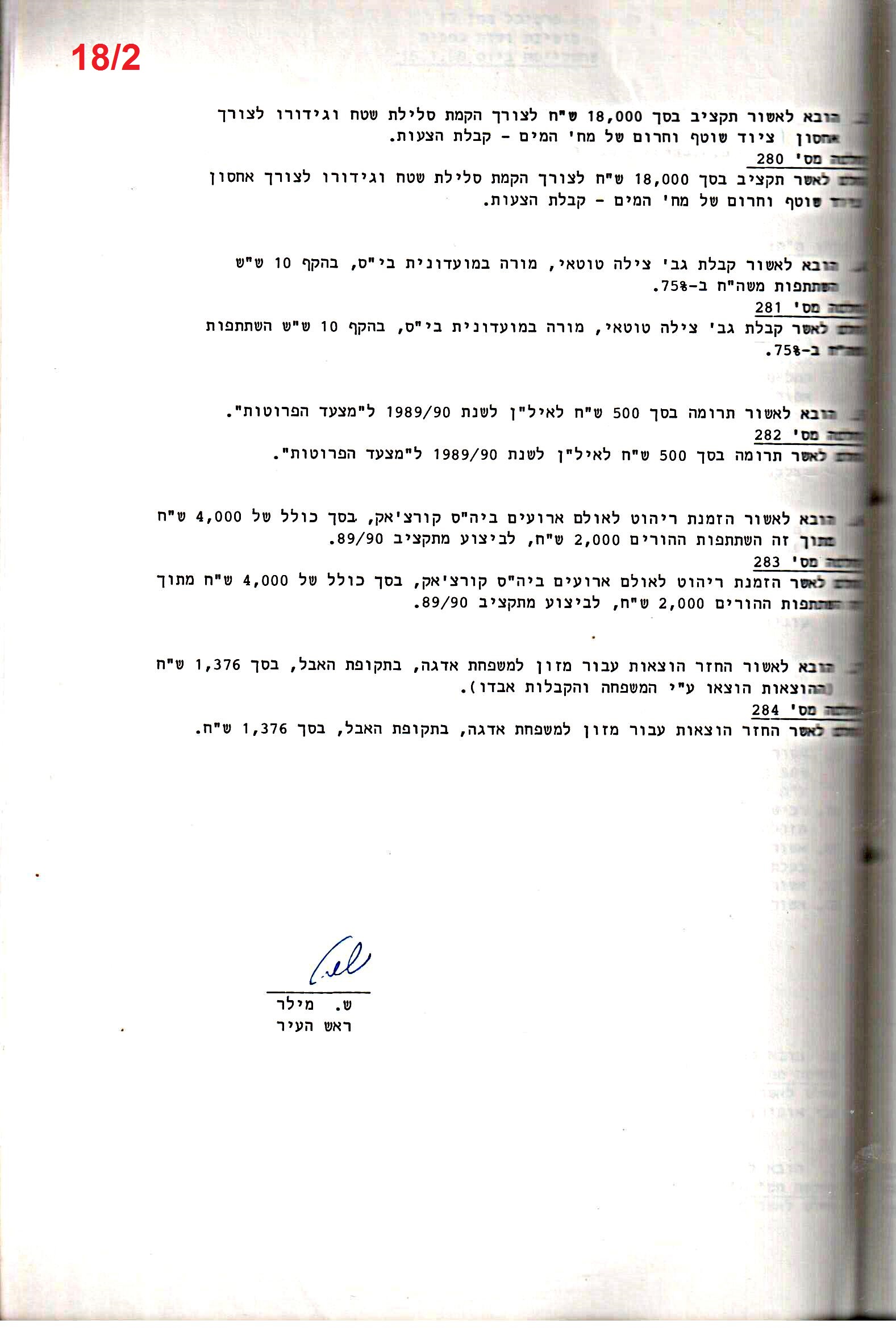 פרוטוקול 24 – ועדות – 17.6.91 – 11.5.89 כספים by riki deri - Illustrated by מוזיאון בית גרושקביץ / כרך 24 - Ourboox.com