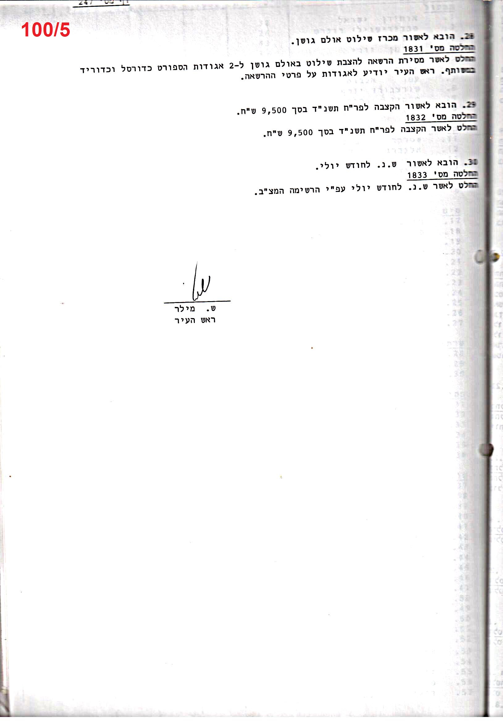 פרוטוקול 25 – ועדות – 11.10.93 – 1.7.91 כספים by riki deri - Illustrated by מוזיאון בית גרושקביץ / כרך 25 - Ourboox.com