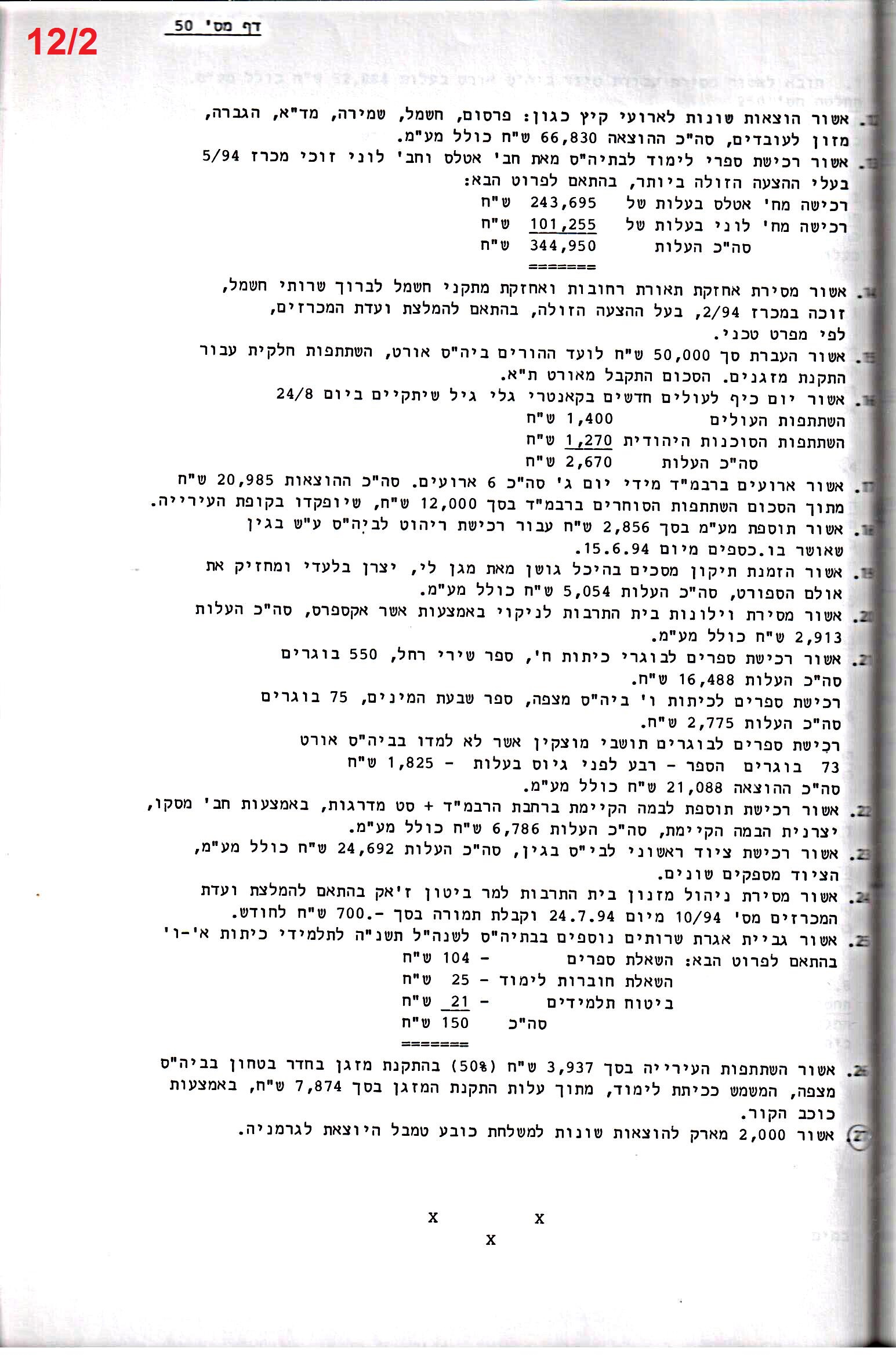 פרוטוקול 26 – ועדות – 21.8.95 – 1.13.94 כספים by riki deri - Illustrated by מוזיאון בית גרושקביץ / כרך 26 - Ourboox.com