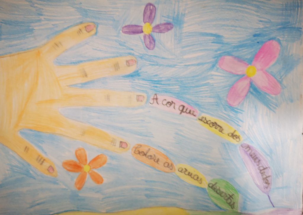 Uma mensagem de esperança… by Ana Cristina Martins - Illustrated by Alunos do 5B - Ourboox.com