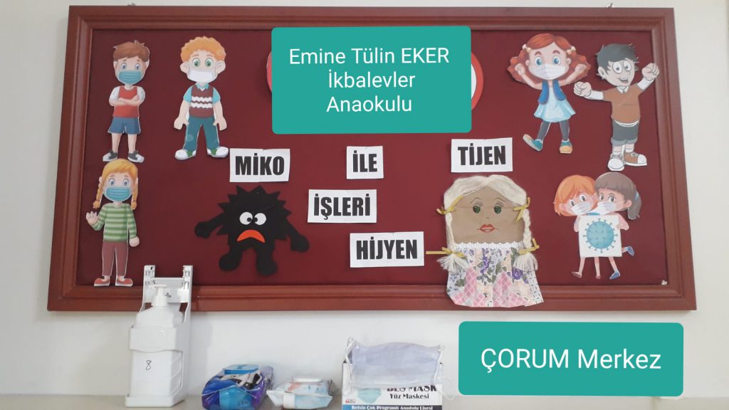 MİKO İLE TİJEN İŞLERİ HİJYEN e TWİNNG PROJEMİZ’İN OKUL PANOLARI / ADVERT BOARDS by Sevilay KALINSAZLIOĞLU - Ourboox.com