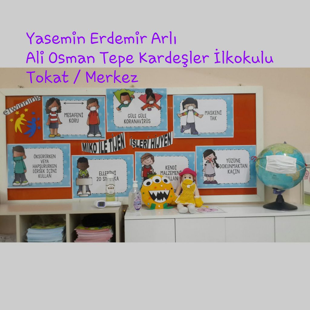 MİKO İLE TİJEN İŞLERİ HİJYEN e TWİNNG PROJEMİZ’İN OKUL PANOLARI / ADVERT BOARDS by Sevilay KALINSAZLIOĞLU - Ourboox.com