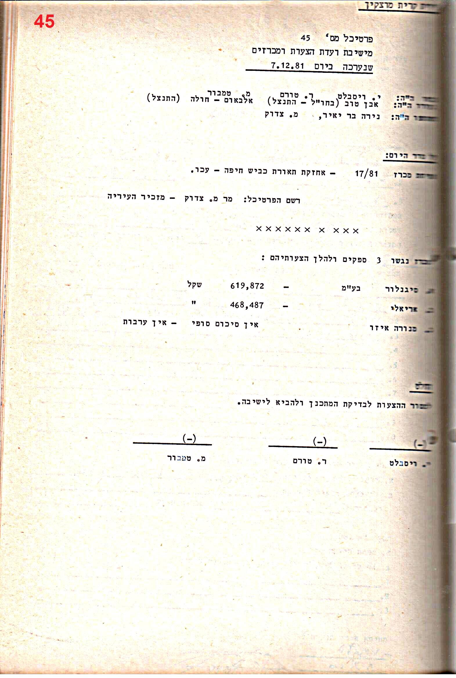 פרוטוקול 28 – ועדות – 9.11.83 – 24.1.79 מכרזים by riki deri - Illustrated by מוזיאון בית גרושקביץ / כרך 28 - Ourboox.com