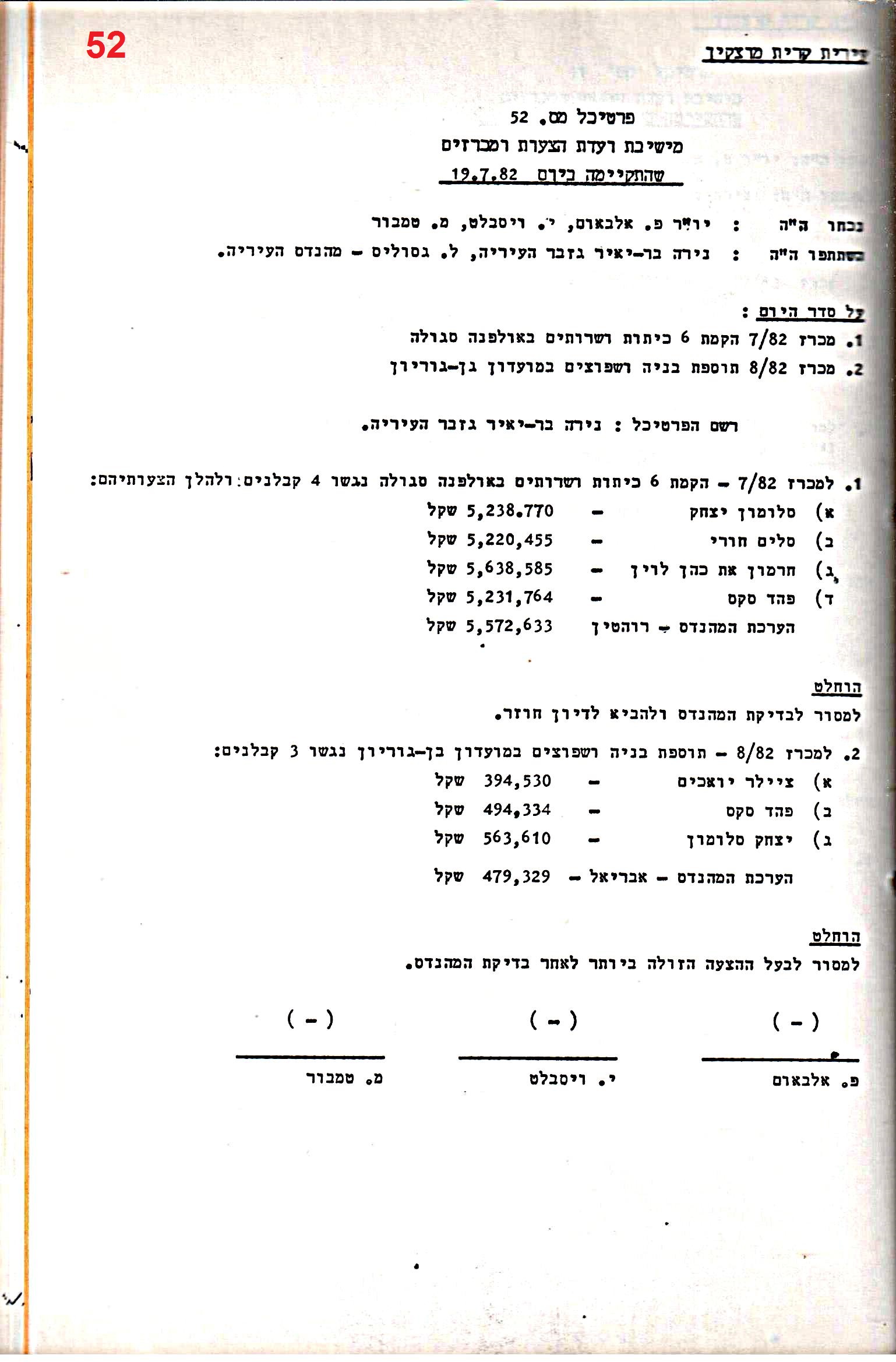 פרוטוקול 28 – ועדות – 9.11.83 – 24.1.79 מכרזים by riki deri - Illustrated by מוזיאון בית גרושקביץ / כרך 28 - Ourboox.com