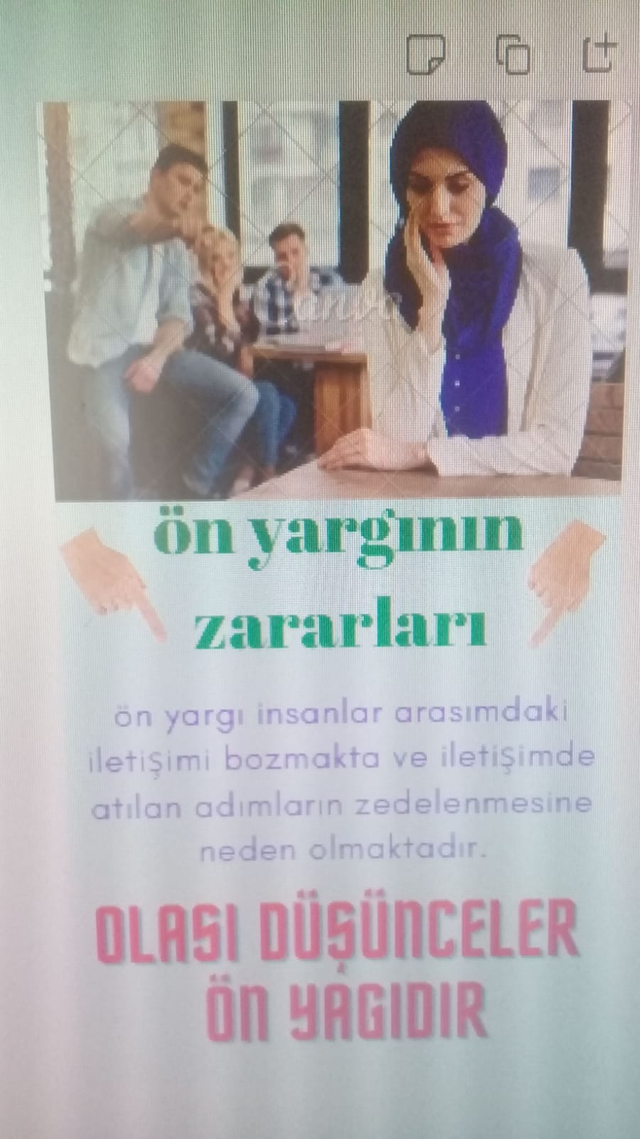 İLETİŞİMİ ETKİLEYEN OLUMLU YA DA OLUMSUZ FAKTÖRLER by Zühre TARIK - Ourboox.com