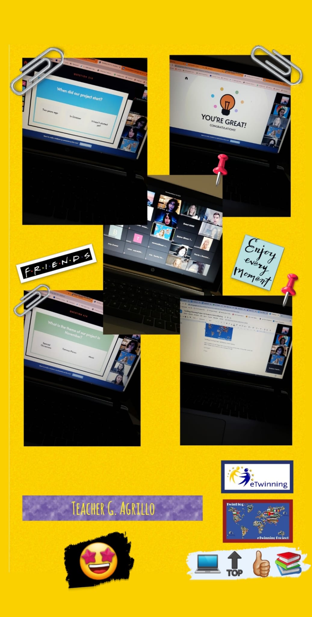 TwinBlog Backstage Album by TwinBlog - Illustrated by TwinBlog eTwinning Project Members - Ourboox.com