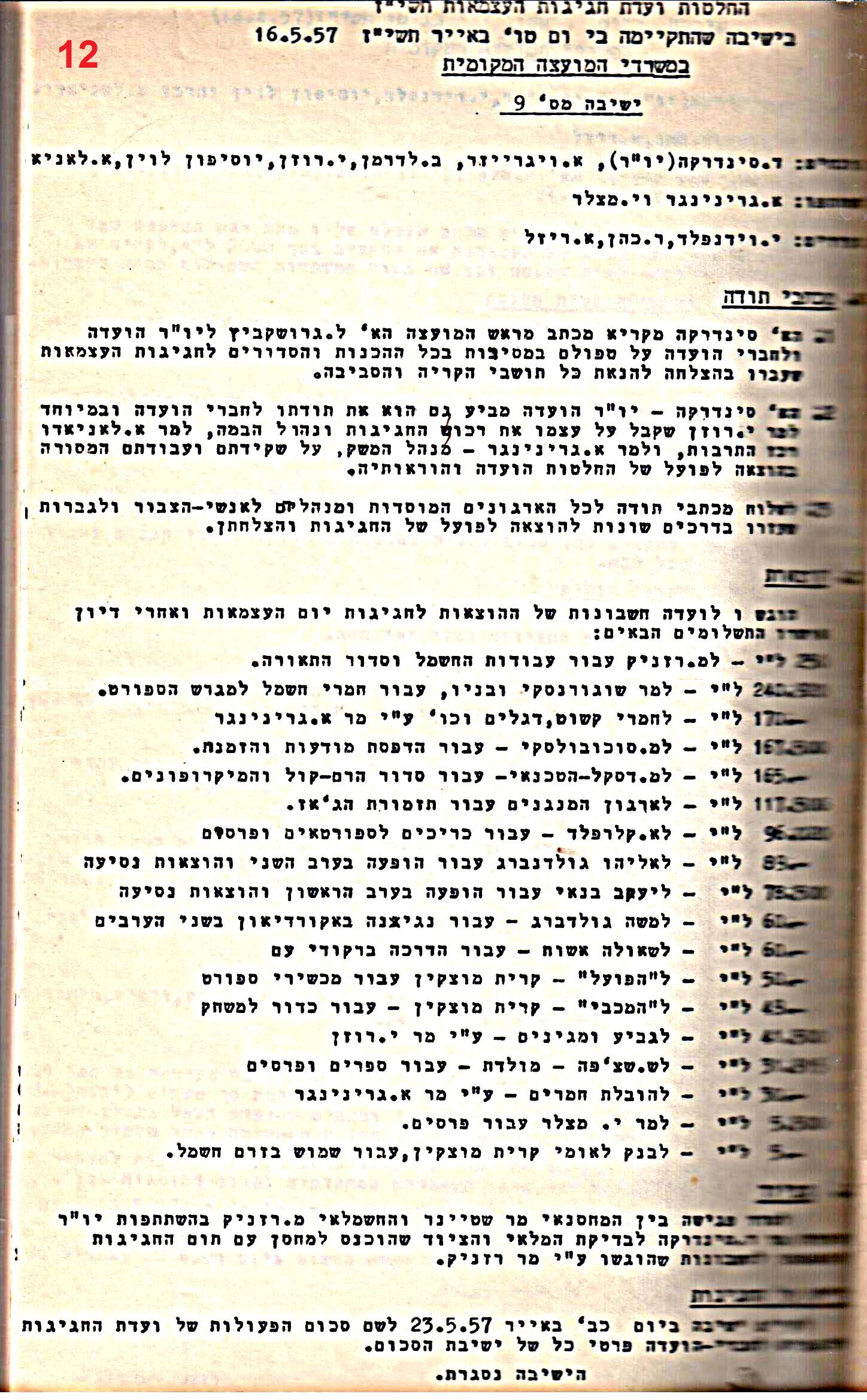פרוטוקולים 32 – ועדות – 30.8.65 – 26.10.55 שונות by riki deri - Illustrated by מוזיאון בית גרושקביץ / כרך 32 - Ourboox.com