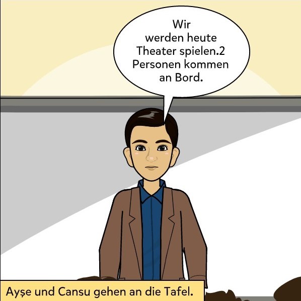 Theater by Cansu Şen - Illustrated by 9/A 09 Cansu Şen - Ourboox.com