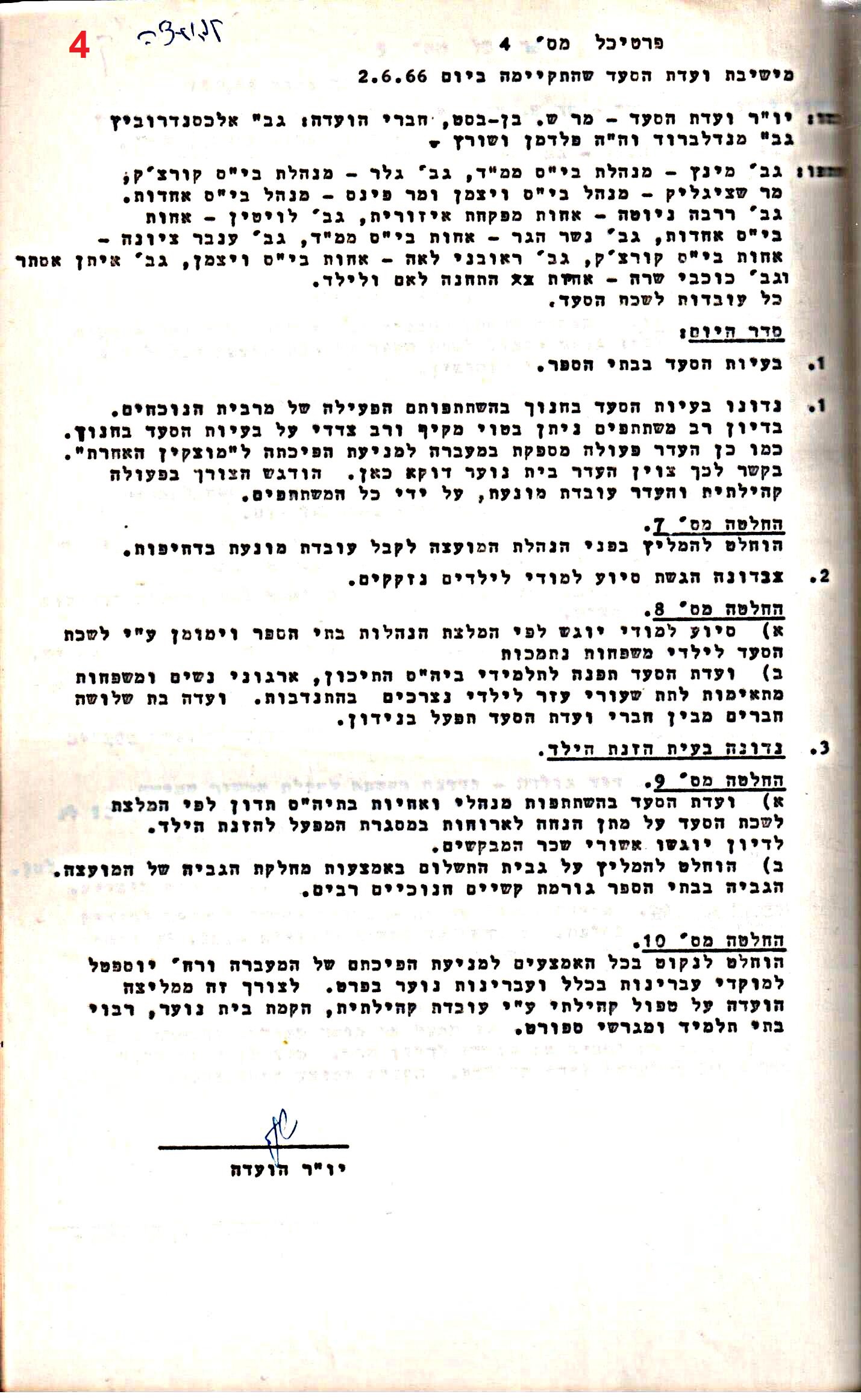 פרוטוקולים 34 – ועדות – 28.10.69 – 27.1.66 שונות by riki deri - Illustrated by מוזיאון בית גרושקביץ / כרך 34 - Ourboox.com