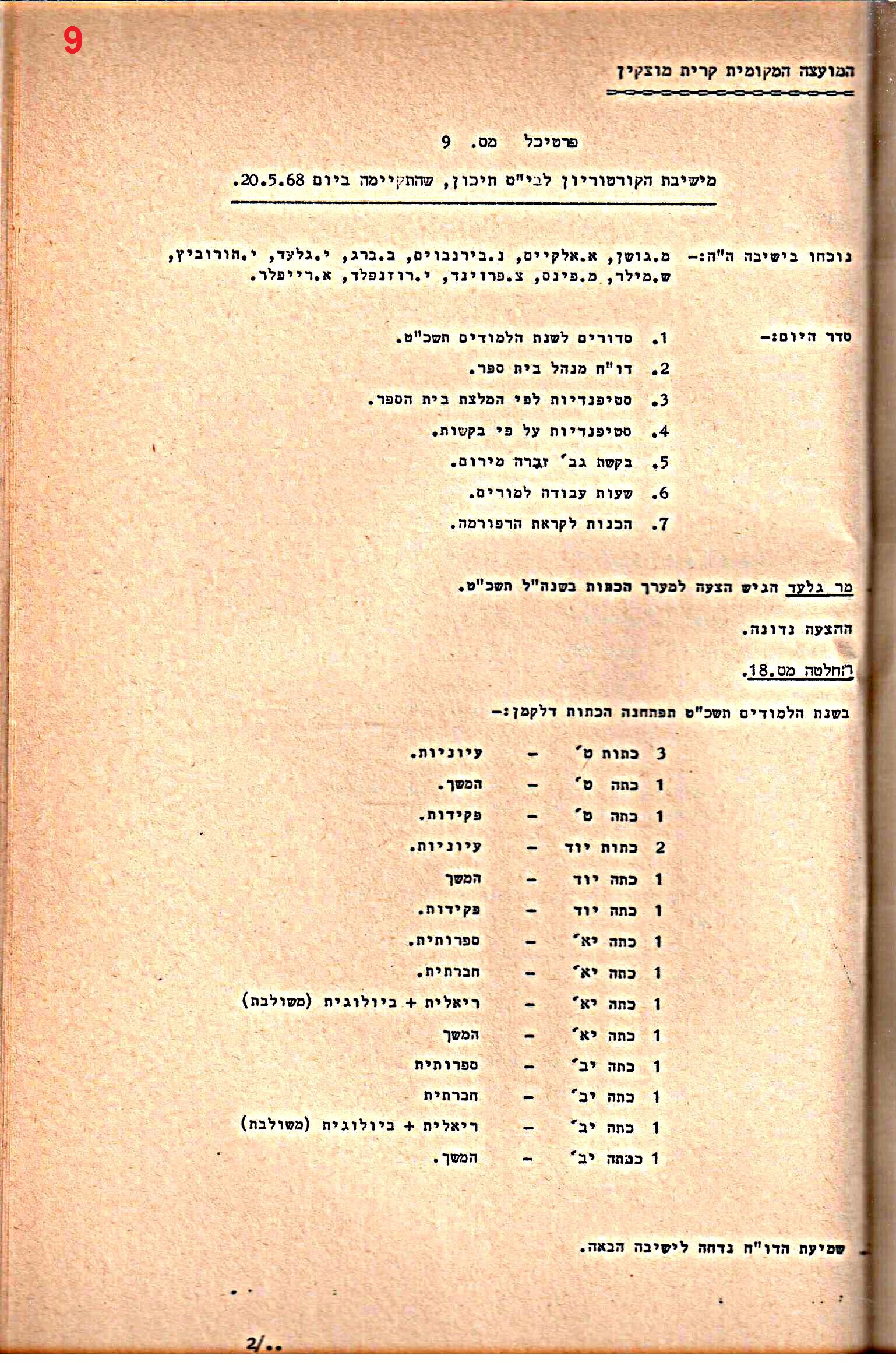 פרוטוקולים 34 – ועדות – 28.10.69 – 27.1.66 שונות by riki deri - Illustrated by מוזיאון בית גרושקביץ / כרך 34 - Ourboox.com