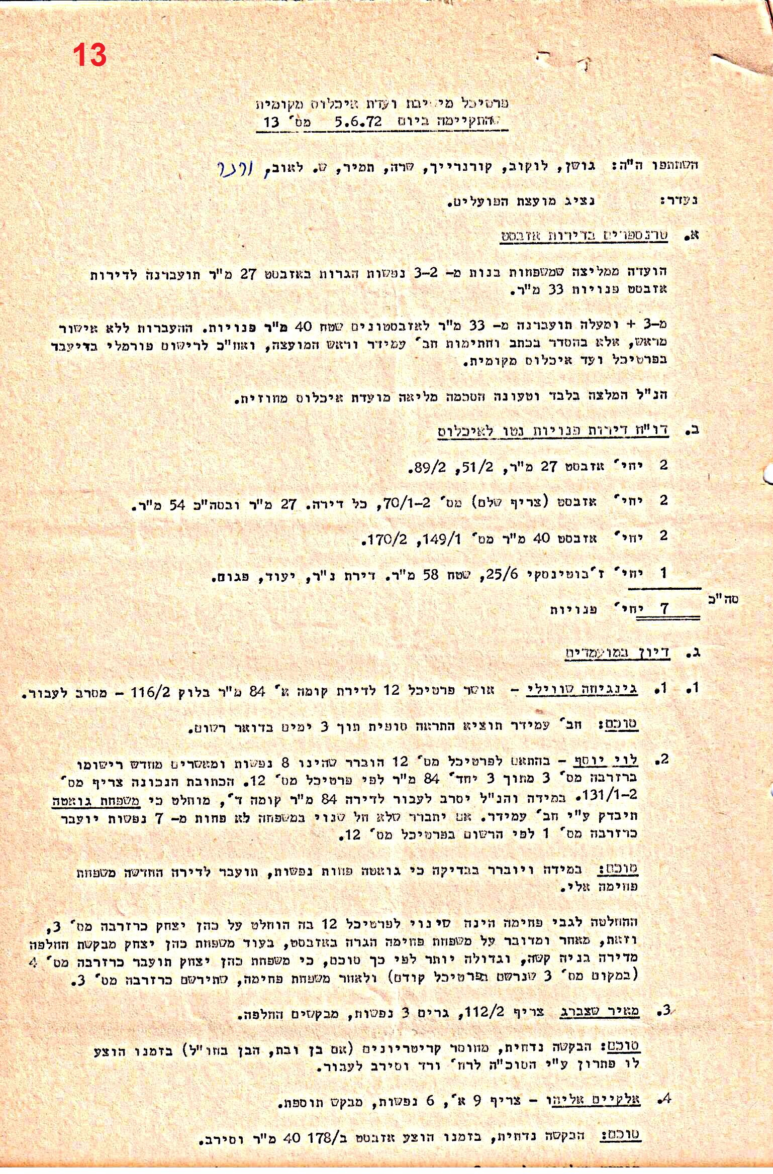 פרוטוקולים 35 – ועדות – 7.11.89 – 29.12.76 שונות by riki deri - Illustrated by מוזיאון בית גרושקביץ / כרך 35 - Ourboox.com