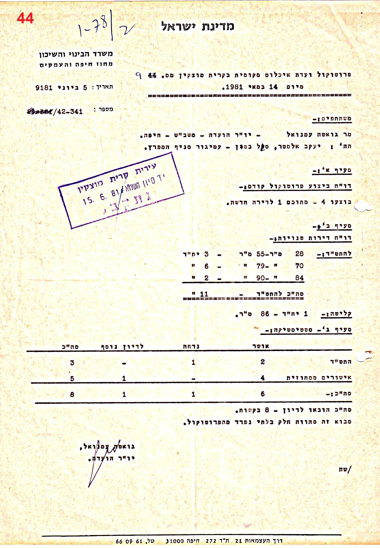 פרוטוקולים 35 – ועדות – 7.11.89 – 29.12.76 שונות by riki deri - Illustrated by מוזיאון בית גרושקביץ / כרך 35 - Ourboox.com