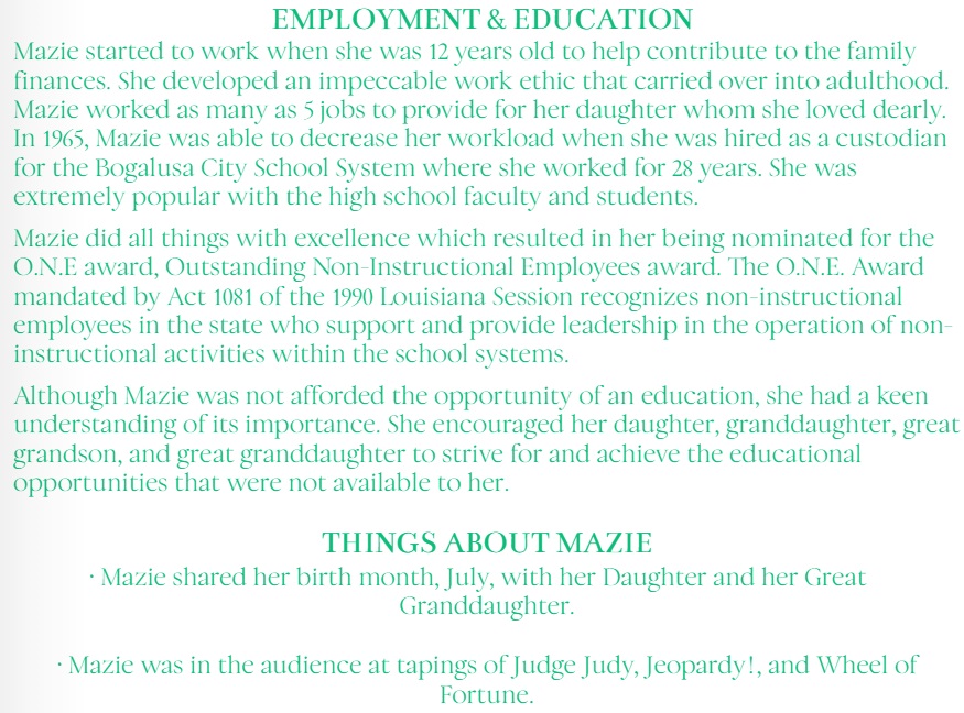 The Earthly Journey of Mazie Coleman by Chareena Crawford - Illustrated by Pictures taken by various people - Ourboox.com