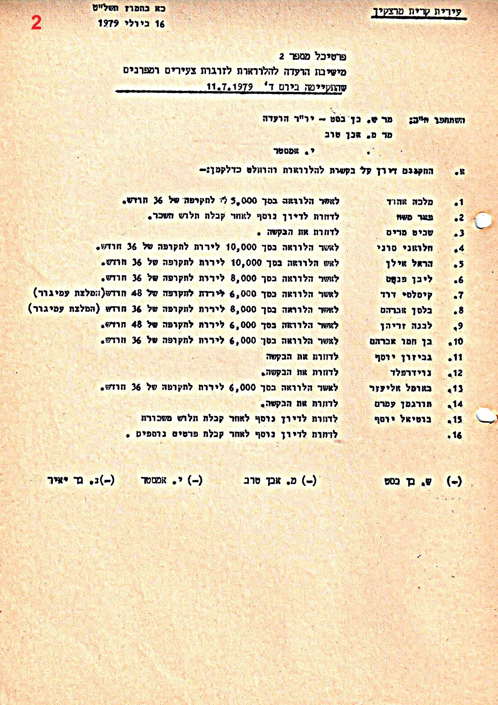 פרוטוקולים 36 – ועדות – 1989 – 1979 שונות by riki deri - Illustrated by מוזיאון בית גרושקביץ / כרך 36 - Ourboox.com
