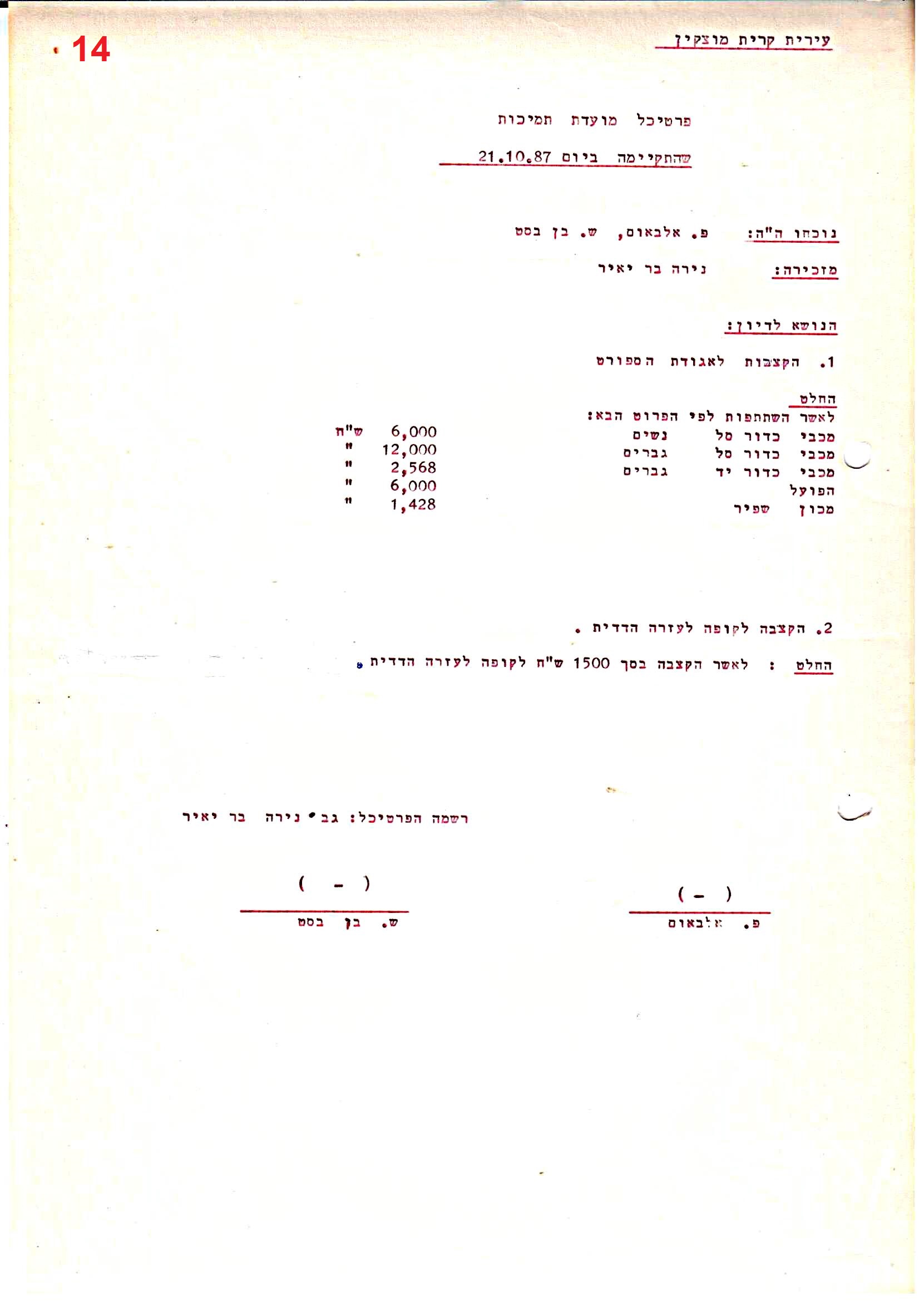 פרוטוקולים 36 – ועדות – 1989 – 1979 שונות by riki deri - Illustrated by מוזיאון בית גרושקביץ / כרך 36 - Ourboox.com