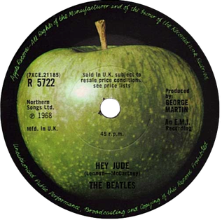Hey Jude Single Record