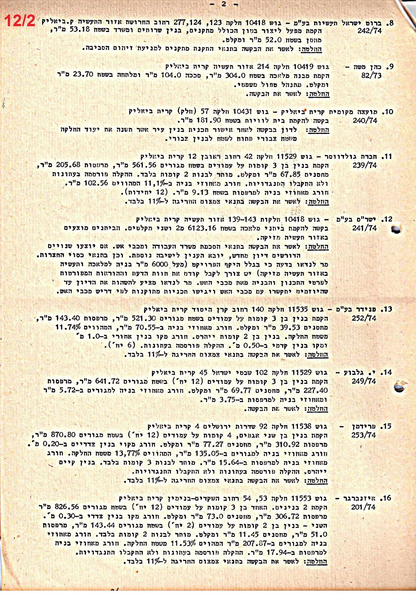 פרוטוקולים 38 – ועדות – 1975 – 1973 ועדת ערים by riki deri - Illustrated by מוזיאון בית גרושקביץ / כרך 38 - Ourboox.com