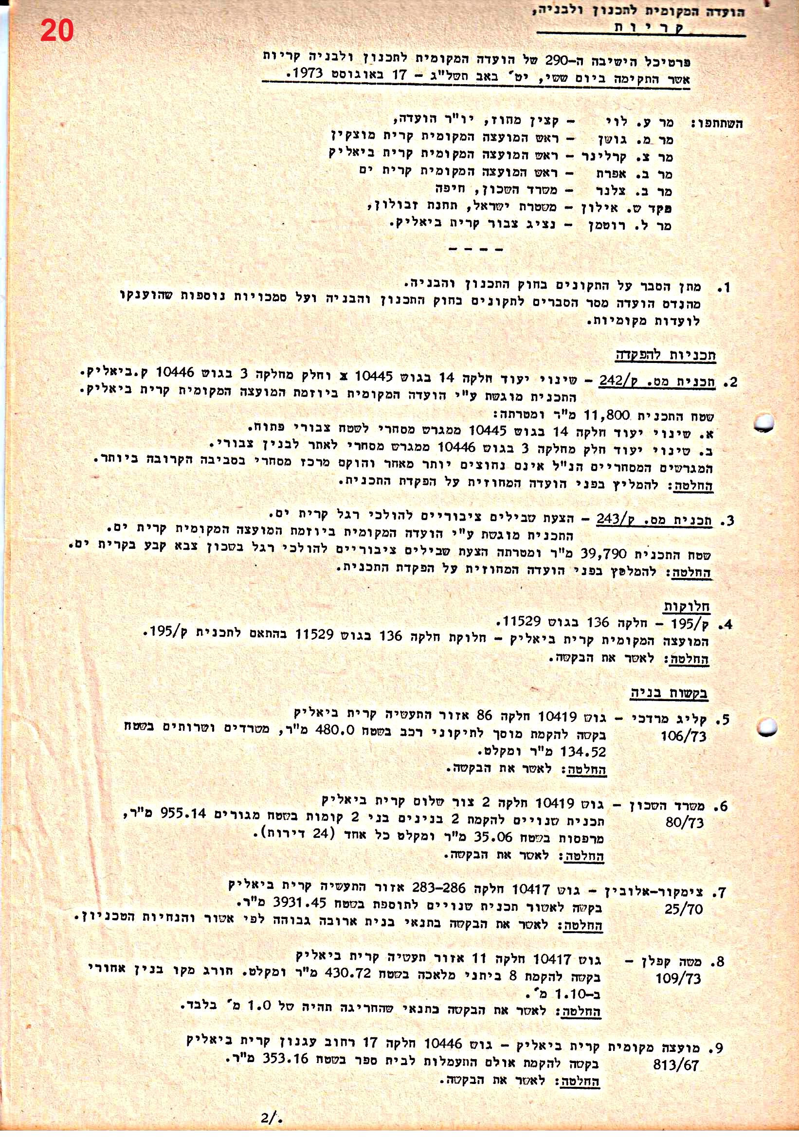 פרוטוקולים 38 – ועדות – 1975 – 1973 ועדת ערים by riki deri - Illustrated by מוזיאון בית גרושקביץ / כרך 38 - Ourboox.com