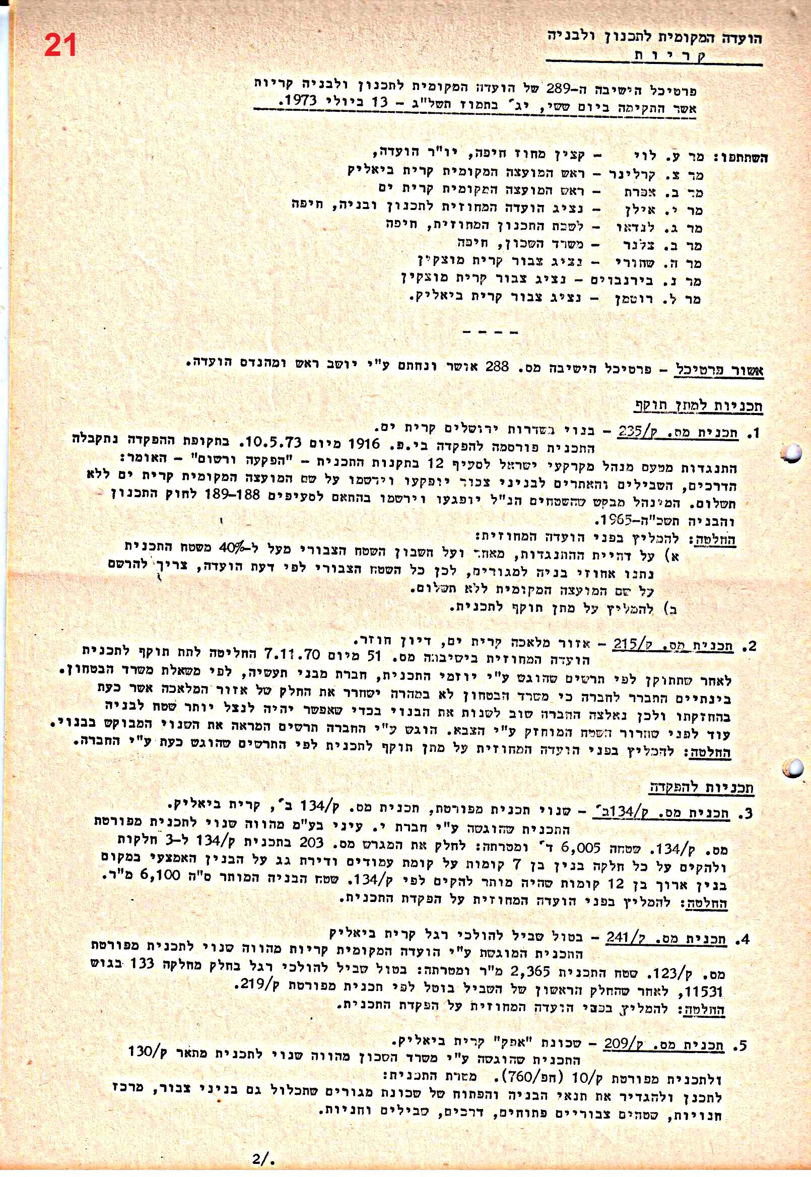 פרוטוקולים 38 – ועדות – 1975 – 1973 ועדת ערים by riki deri - Illustrated by מוזיאון בית גרושקביץ / כרך 38 - Ourboox.com