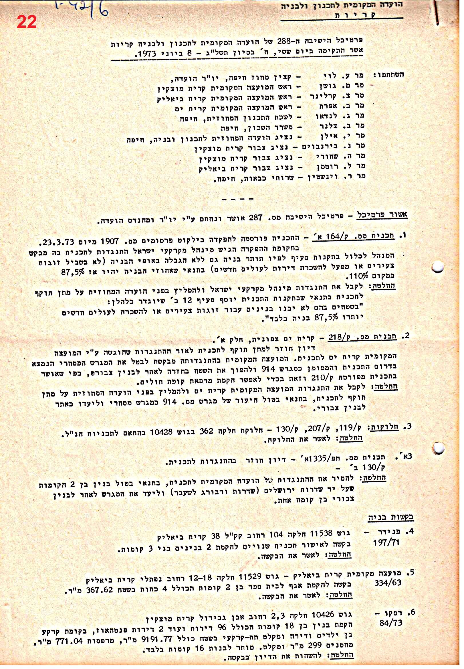 פרוטוקולים 38 – ועדות – 1975 – 1973 ועדת ערים by riki deri - Illustrated by מוזיאון בית גרושקביץ / כרך 38 - Ourboox.com