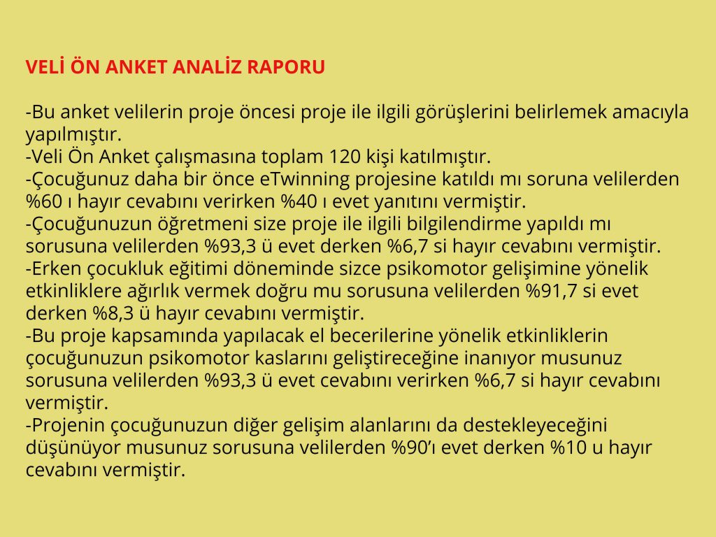 VELİ ANKET SONUÇLARI by elif özkara - Illustrated by ELİF ÖZKARA - Ourboox.com