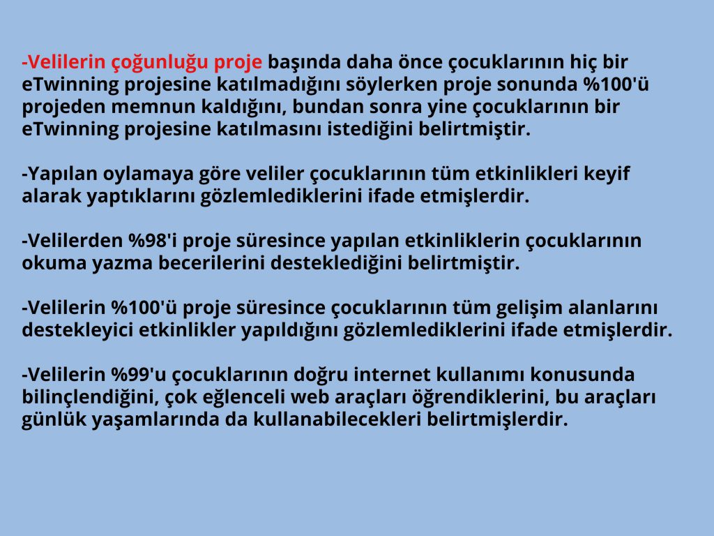 VELİ ANKET SONUÇLARI by elif özkara - Illustrated by ELİF ÖZKARA - Ourboox.com