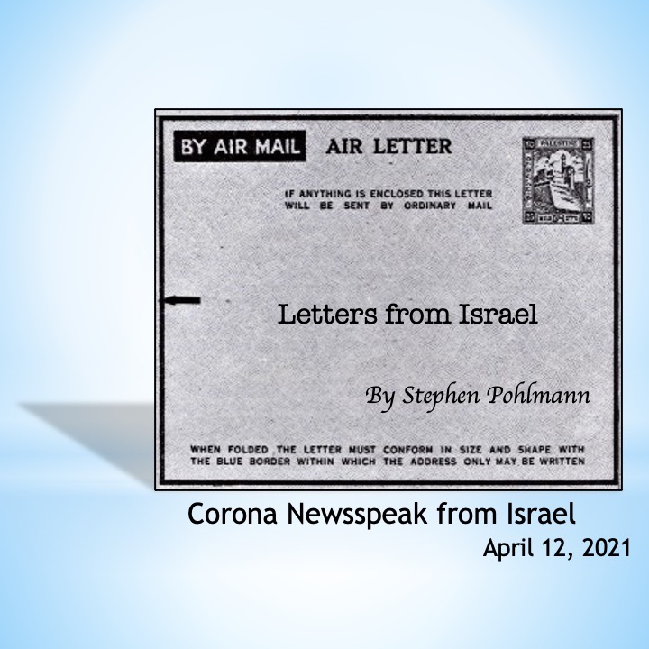 # 380 – Corona Newsspeak from Israel by Stephen Pohlmann - Ourboox.com # 380 – Corona Newsspeak from Israel by Stephen Pohlmann - Ourboox.com
