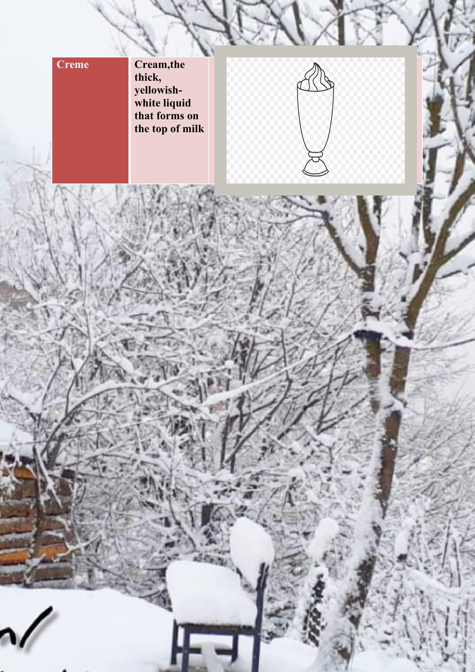 WINTER ITEMS DICTIONARY by mine seyhan - Illustrated by Mine Seyhan - Ourboox.com