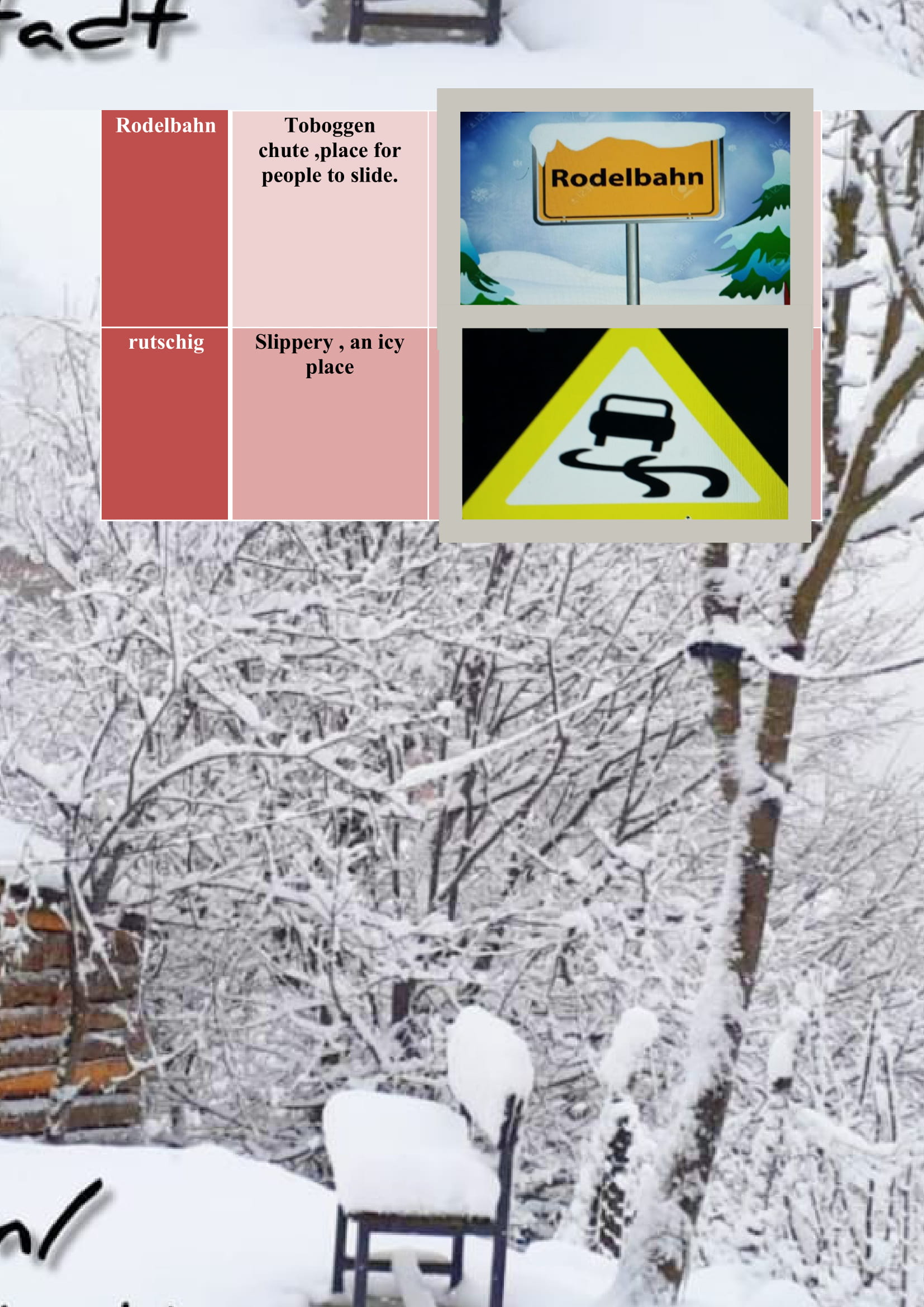 WINTER ITEMS DICTIONARY by mine seyhan - Illustrated by Mine Seyhan - Ourboox.com