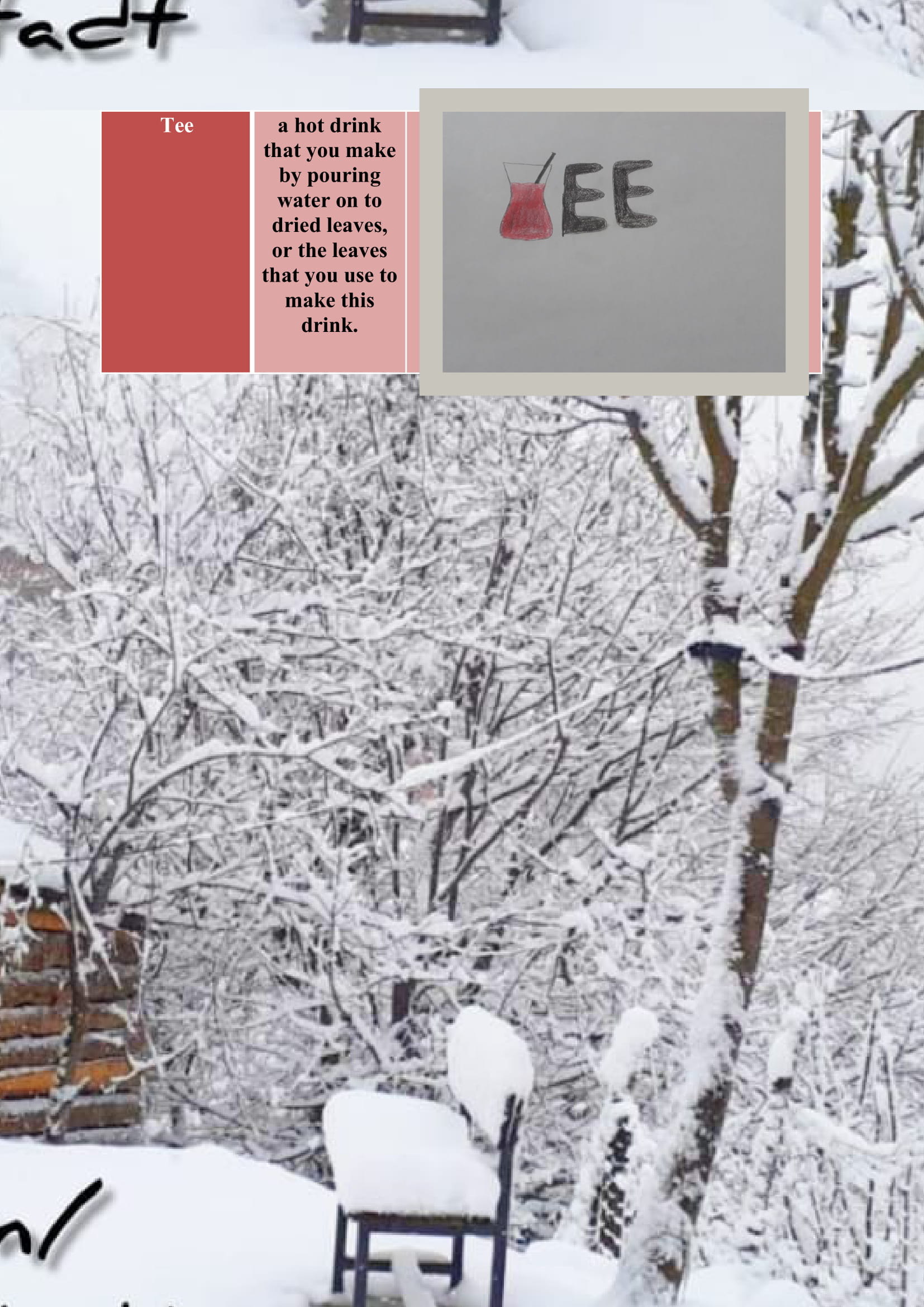 WINTER ITEMS DICTIONARY by mine seyhan - Illustrated by Mine Seyhan - Ourboox.com