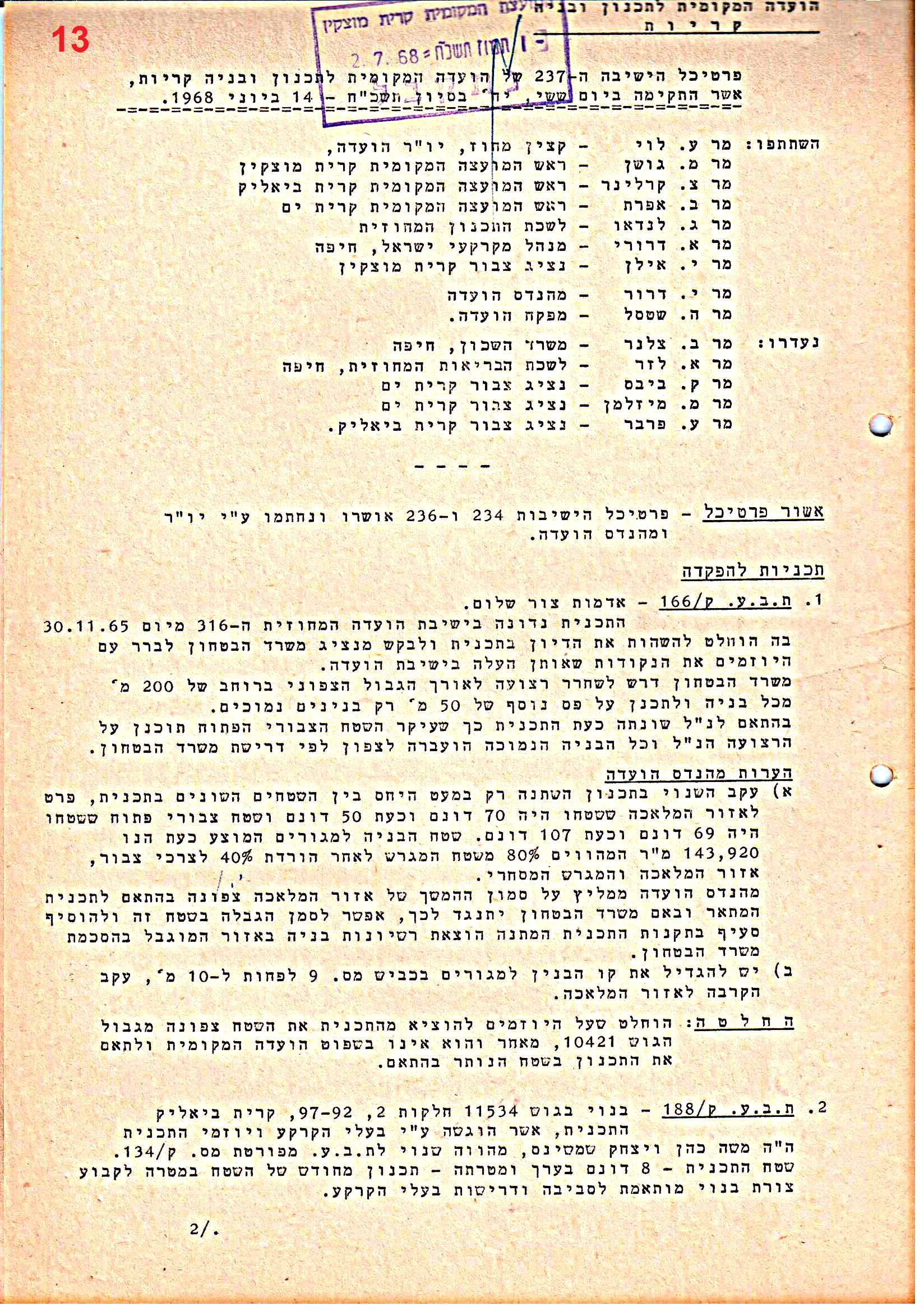 פרוטוקולים 40 – ועדות – 1972 – 1951 ועדת ערים by riki deri - Illustrated by מוזיאון בית גרושקביץ / כרך 40 - Ourboox.com