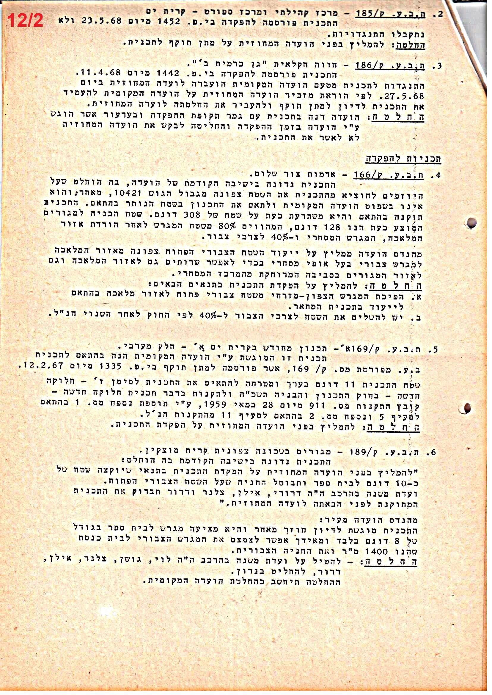 פרוטוקולים 40 – ועדות – 1972 – 1951 ועדת ערים by riki deri - Illustrated by מוזיאון בית גרושקביץ / כרך 40 - Ourboox.com