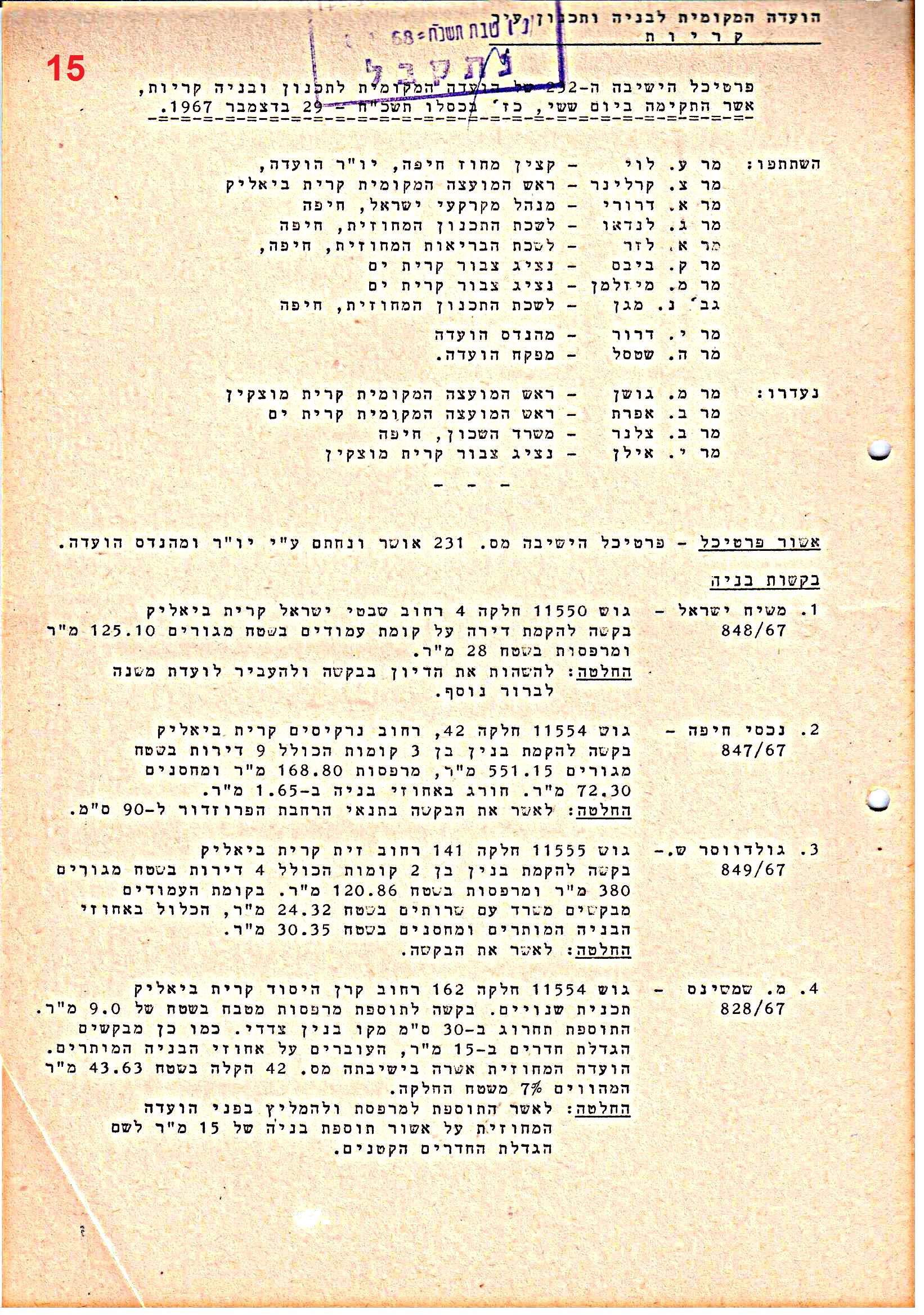 פרוטוקולים 40 – ועדות – 1972 – 1951 ועדת ערים by riki deri - Illustrated by מוזיאון בית גרושקביץ / כרך 40 - Ourboox.com