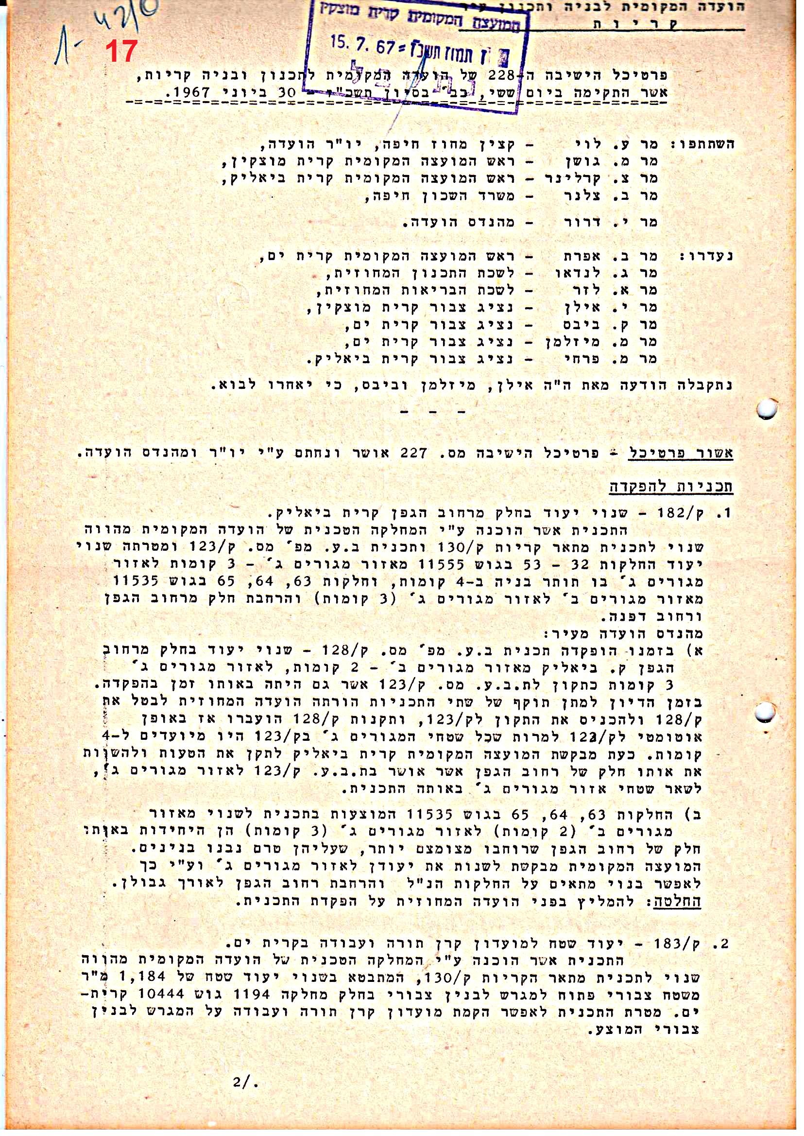 פרוטוקולים 40 – ועדות – 1972 – 1951 ועדת ערים by riki deri - Illustrated by מוזיאון בית גרושקביץ / כרך 40 - Ourboox.com