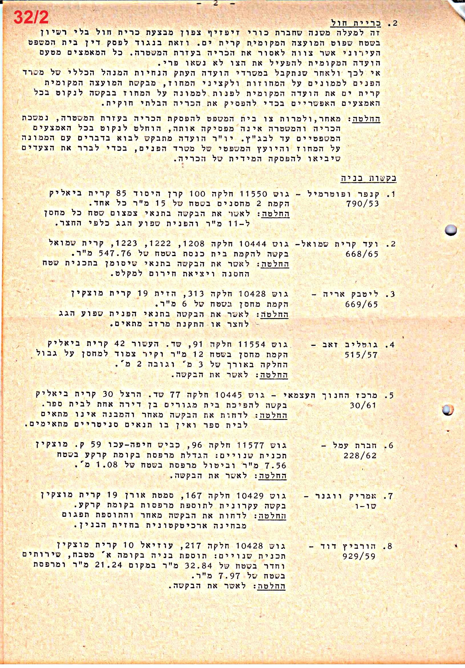 פרוטוקולים 40 – ועדות – 1972 – 1951 ועדת ערים by riki deri - Illustrated by מוזיאון בית גרושקביץ / כרך 40 - Ourboox.com
