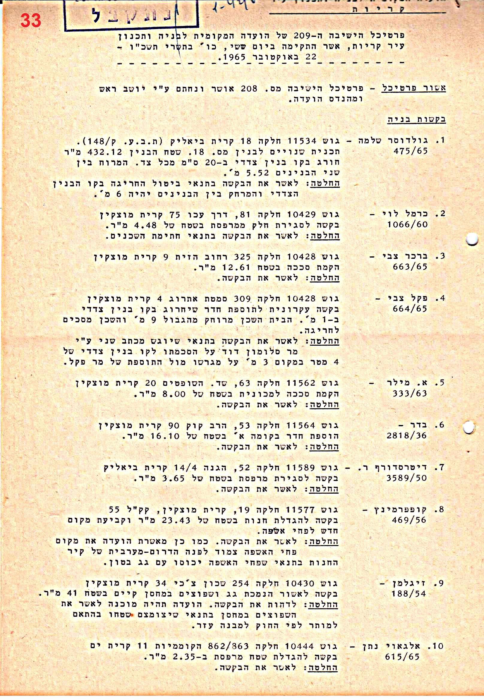 פרוטוקולים 40 – ועדות – 1972 – 1951 ועדת ערים by riki deri - Illustrated by מוזיאון בית גרושקביץ / כרך 40 - Ourboox.com
