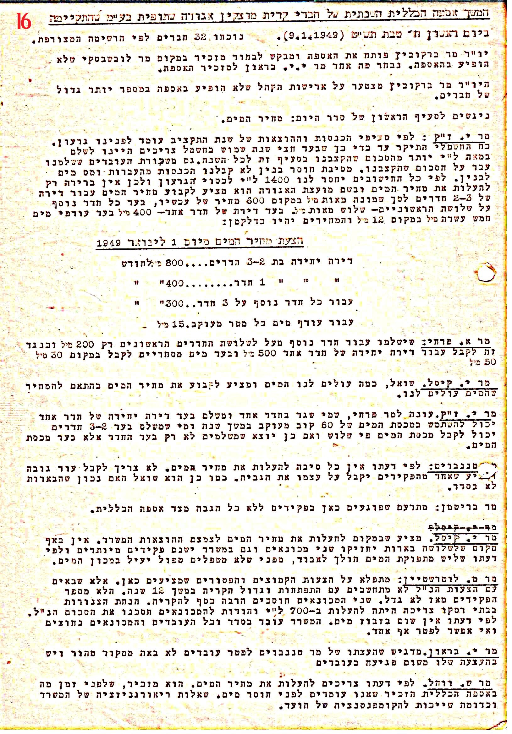 פרוטוקול 41 אגודה שיתופית – אסיפה כללית 1946 – 1954 by riki deri - Illustrated by מוזיאון בית גרושקביץ / כרך 41 - Ourboox.com