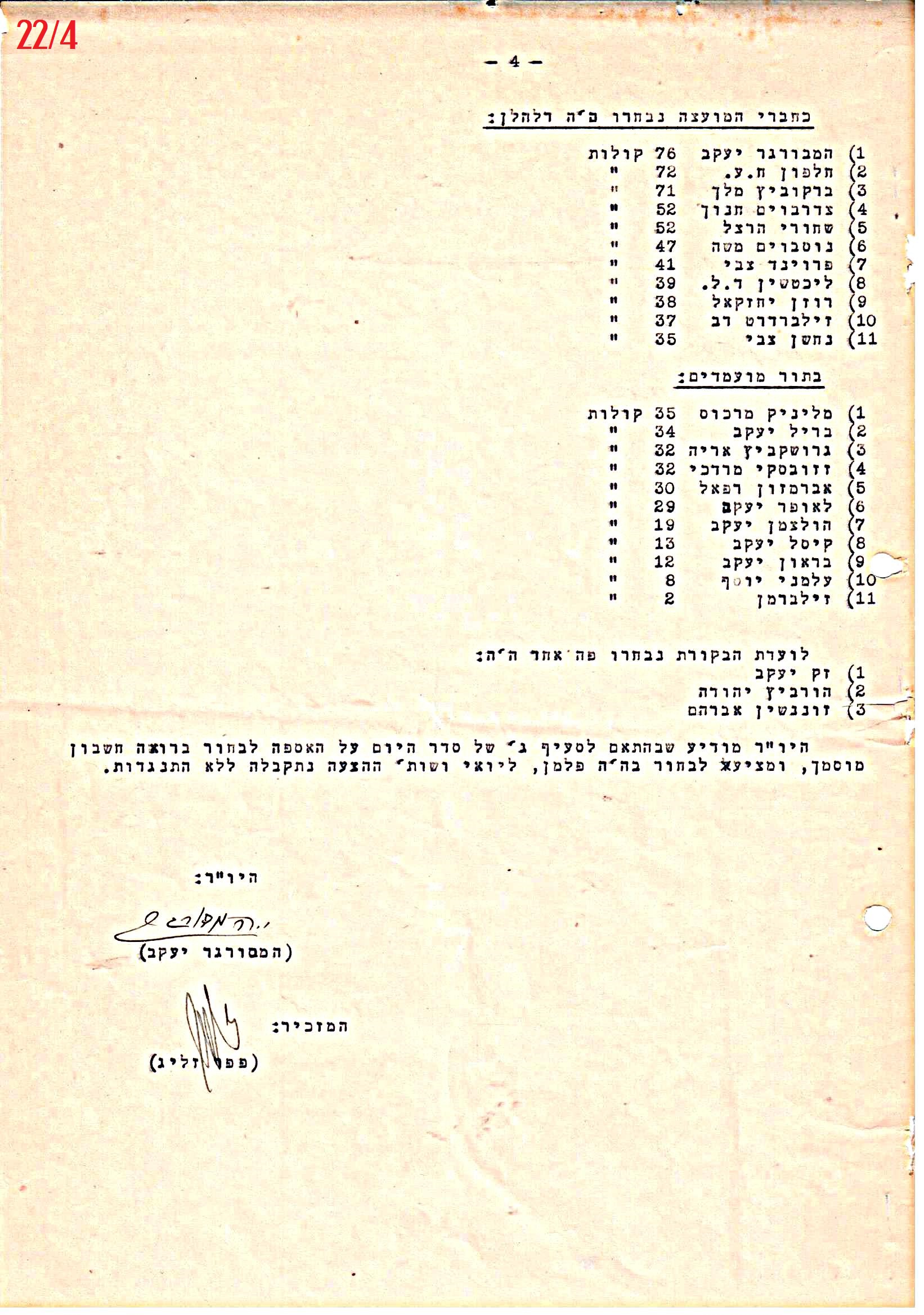 פרוטוקול 41 אגודה שיתופית – אסיפה כללית 1946 – 1954 by riki deri - Illustrated by מוזיאון בית גרושקביץ / כרך 41 - Ourboox.com
