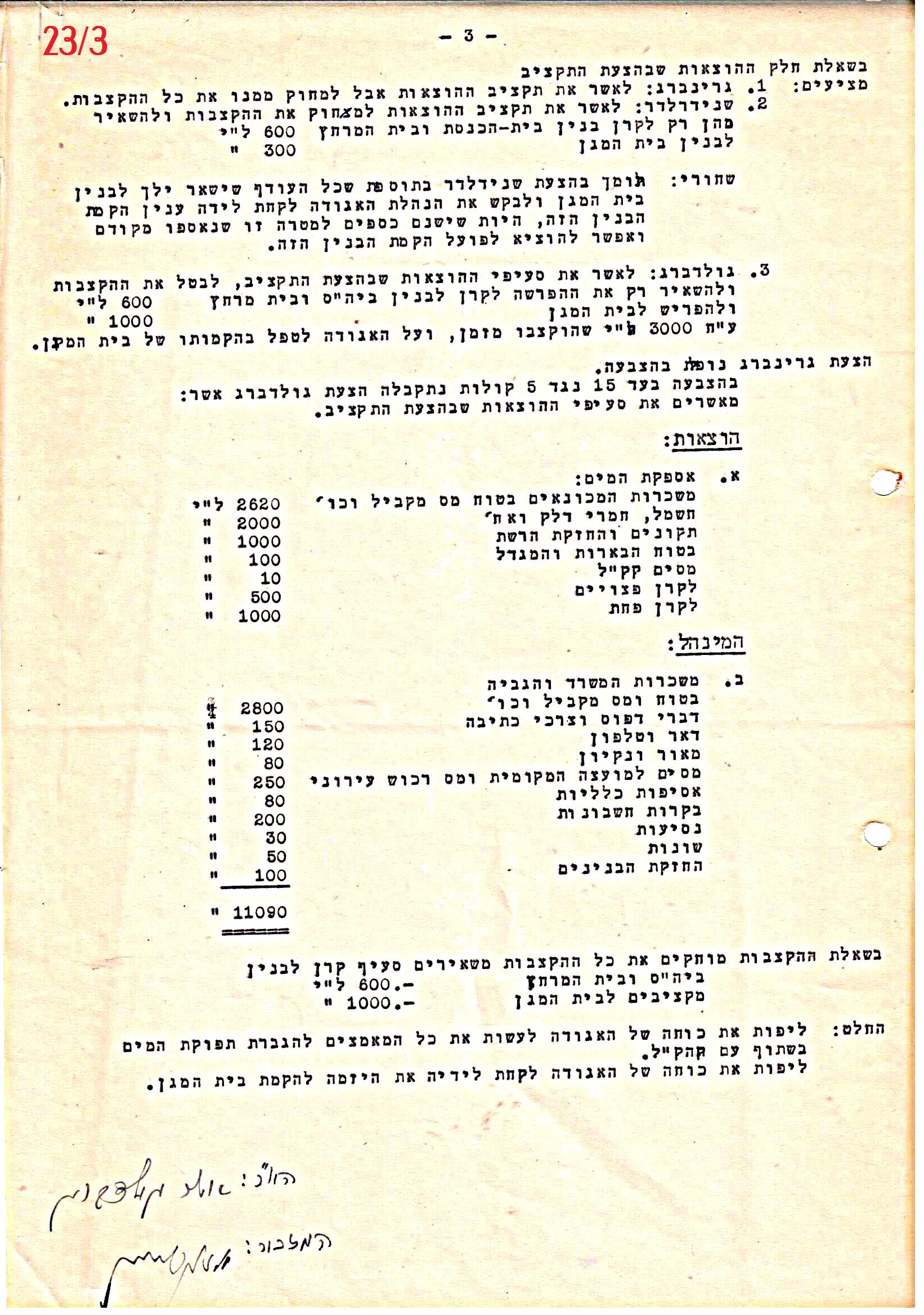 פרוטוקול 41 אגודה שיתופית – אסיפה כללית 1946 – 1954 by riki deri - Illustrated by מוזיאון בית גרושקביץ / כרך 41 - Ourboox.com