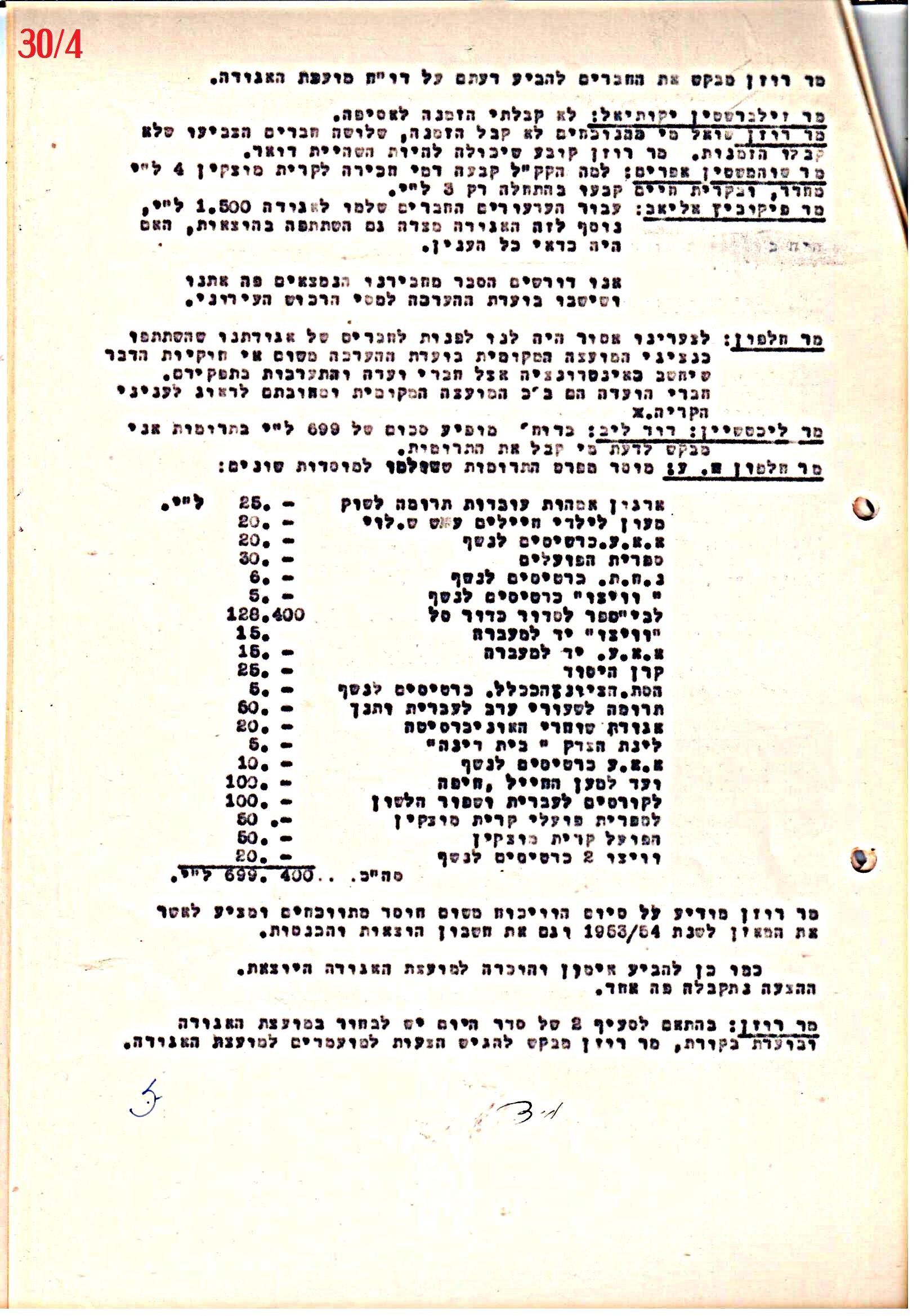 פרוטוקול 41 אגודה שיתופית – אסיפה כללית 1946 – 1954 by riki deri - Illustrated by מוזיאון בית גרושקביץ / כרך 41 - Ourboox.com