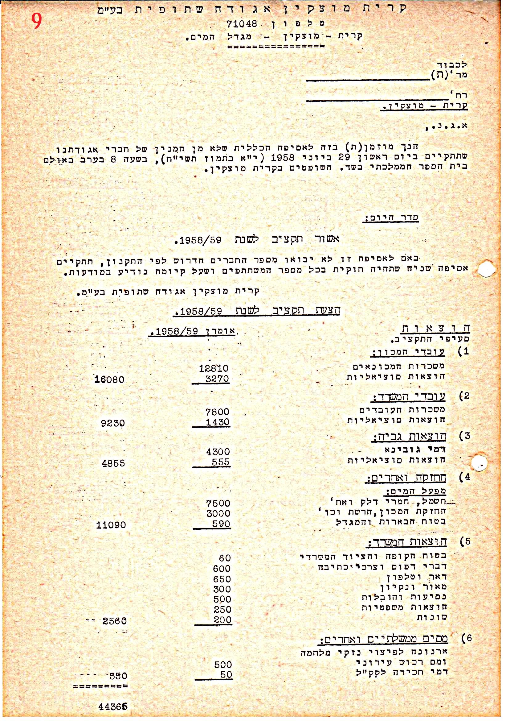 פרוטוקול 42 אגודה שיתופית – אסיפה כללית 1960 – 1955 by riki deri - Illustrated by מוזיאון בית גרושקביץ / כרך 42 - Ourboox.com