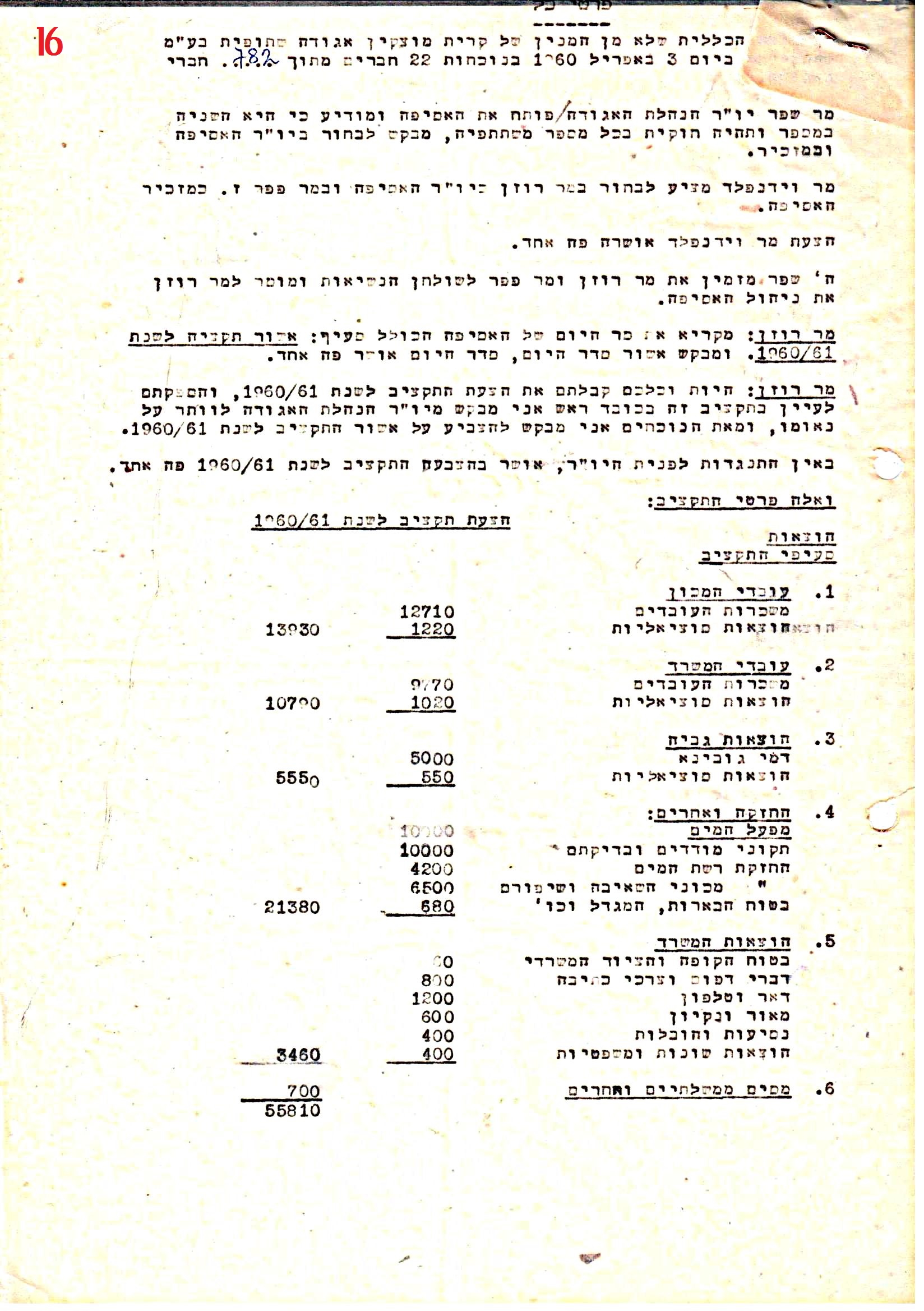 פרוטוקול 42 אגודה שיתופית – אסיפה כללית 1960 – 1955 by riki deri - Illustrated by מוזיאון בית גרושקביץ / כרך 42 - Ourboox.com