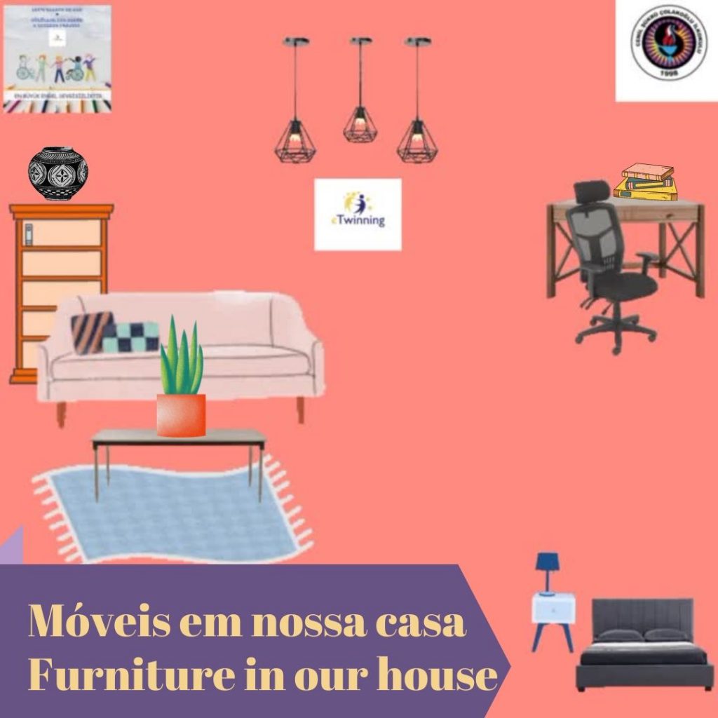 Móveis em nossa casa — Furniture in our house by gönüller bir olsun e Twinning project - Illustrated by Şükran Yenigelen & Carla Cordeiro - Ourboox.com Móveis em nossa casa — Furniture in our house by gönüller bir olsun e Twinning project - Illustrated by Şükran Yenigelen & Carla Cordeiro - Ourboox.com