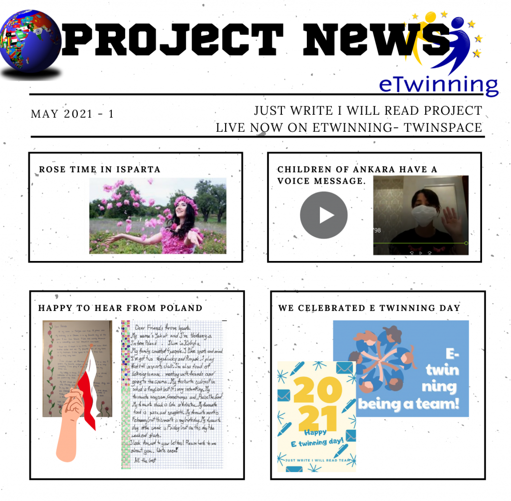 eTwinning project newspaper by Just write I will read team by hülya taşbaşı - Illustrated by Secondary school students exchange letters in English with their peers from different provinces to make the pandemic period they stay at home enjoyable and they share their days. - Ourboox.com eTwinning project newspaper by Just write I will read team by hülya taşbaşı - Illustrated by Secondary school students exchange letters in English with their peers from different provinces to make the pandemic period they stay at home enjoyable and they share their days. - Ourboox.com