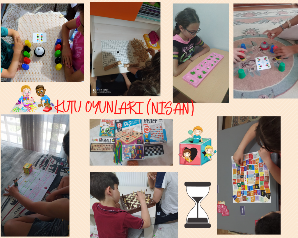 EZGİ BENGÜ TOKİ KAYAŞEHİR MEVLANA İLKOKULU 4/K SINIFI AKIL ZEKA ATÖLYESİ - KUTU OYUNLARI Mangala , Q bitz , Satranç ,Neşeli Bardaklar
