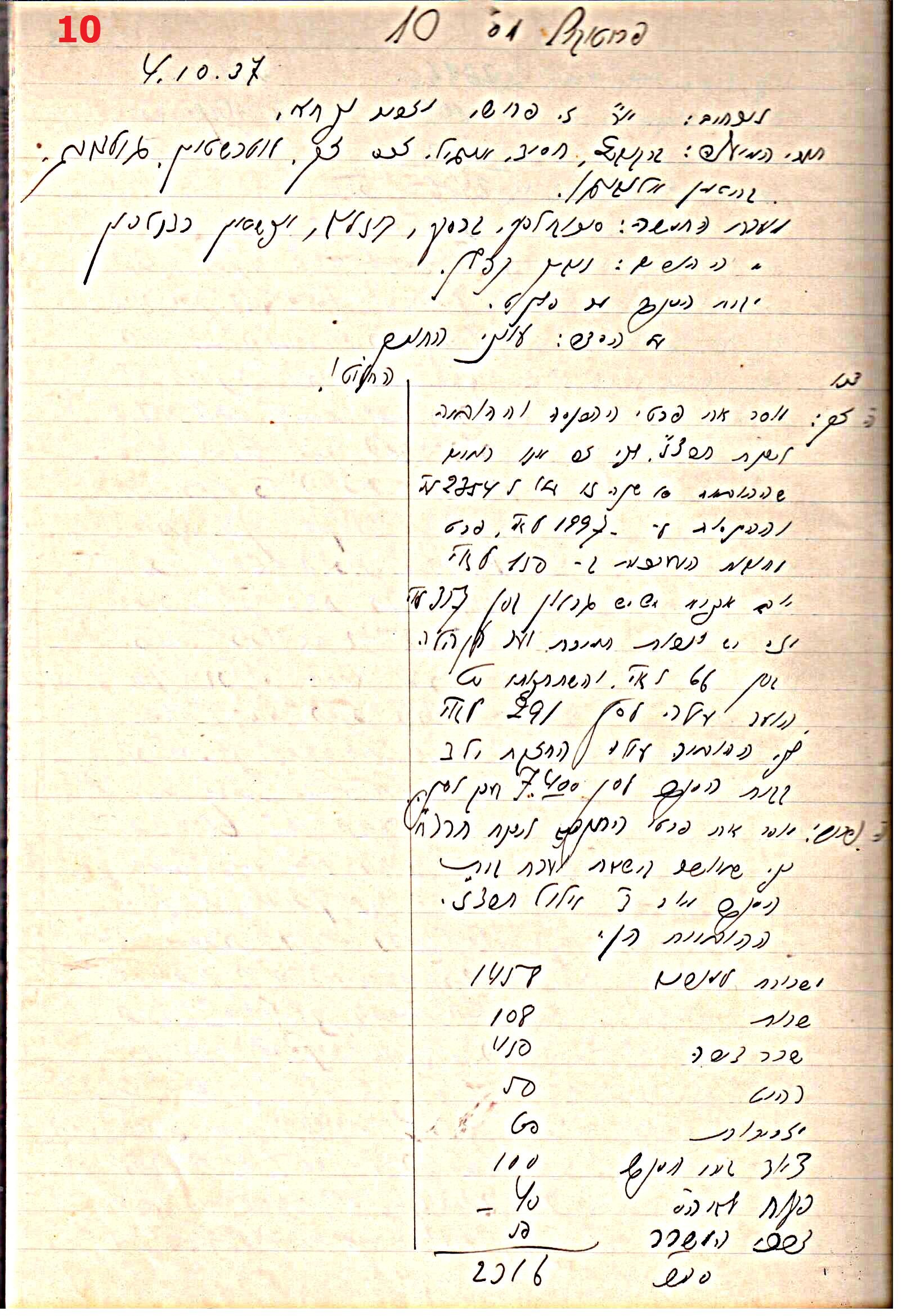 פרוטוקול 44 אגודה שיתופית – מועצה 8.5.39 – 2.6.37 by riki deri - Illustrated by מוזיאון בית גרושקביץ / כרך 44 - Ourboox.com