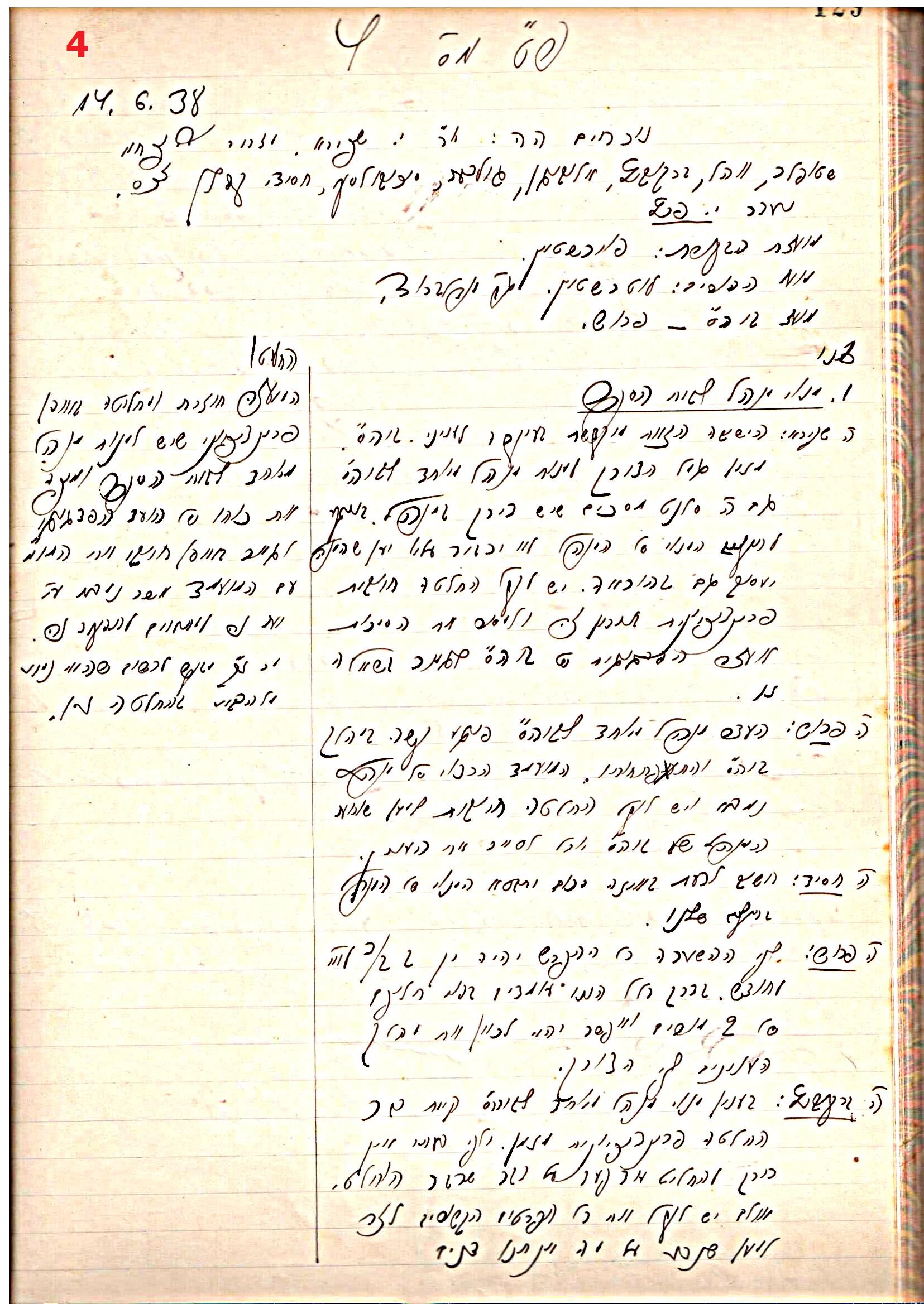 פרוטוקול 44 אגודה שיתופית – מועצה 8.5.39 – 2.6.37 by riki deri - Illustrated by מוזיאון בית גרושקביץ / כרך 44 - Ourboox.com